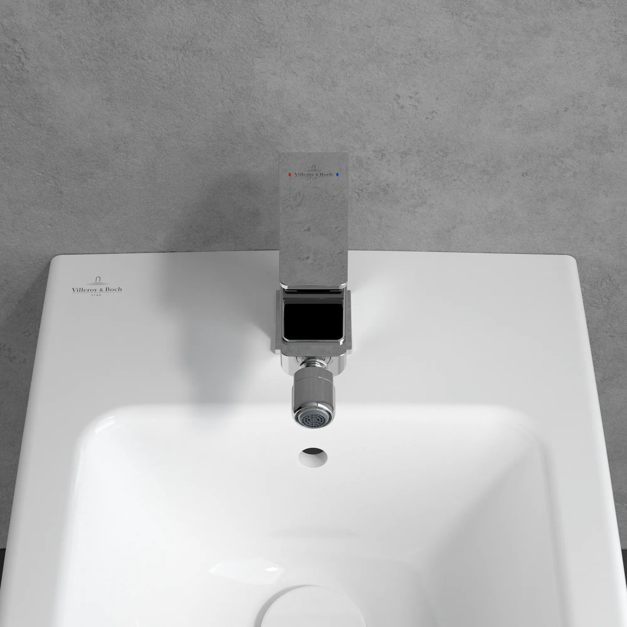 Einhebel-Bidetarmatur Architectura Square T125001000, 42 x 139 x 165 mm, Chrom Einhebel-Bidetarmatur Architectura Square T125001000, 42 x 139 x 165 mm, Chrom