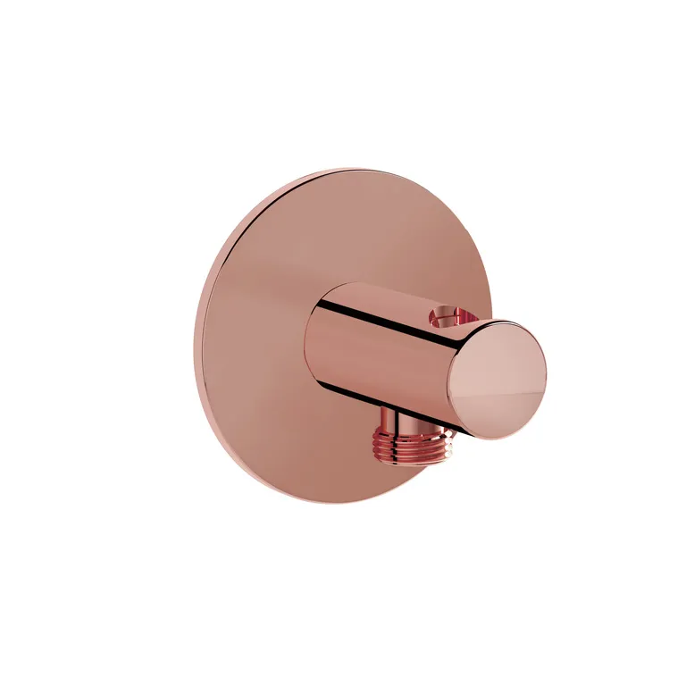 Origin Classic Wandanschlussbogen mit Brauseabgang G1/2′′ und Handbrausehalterung Kupfer Soft