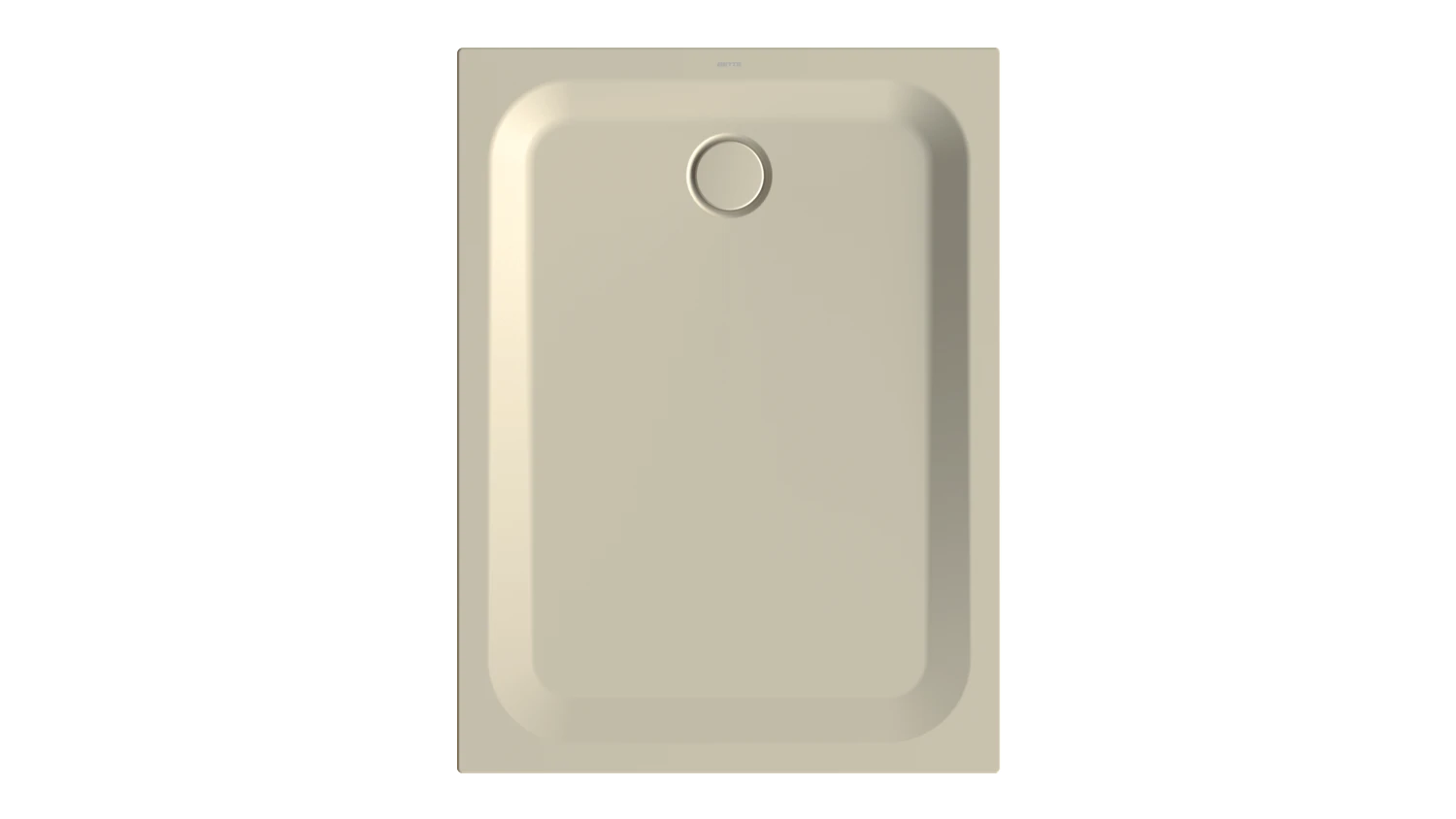 Bette rechteck Duschwanne „BetteUltra“ 1200 × 900 mm mit BetteAntirutsch Pro, ohne Oberflächenveredelung, ohne Wannenträger, in Beige