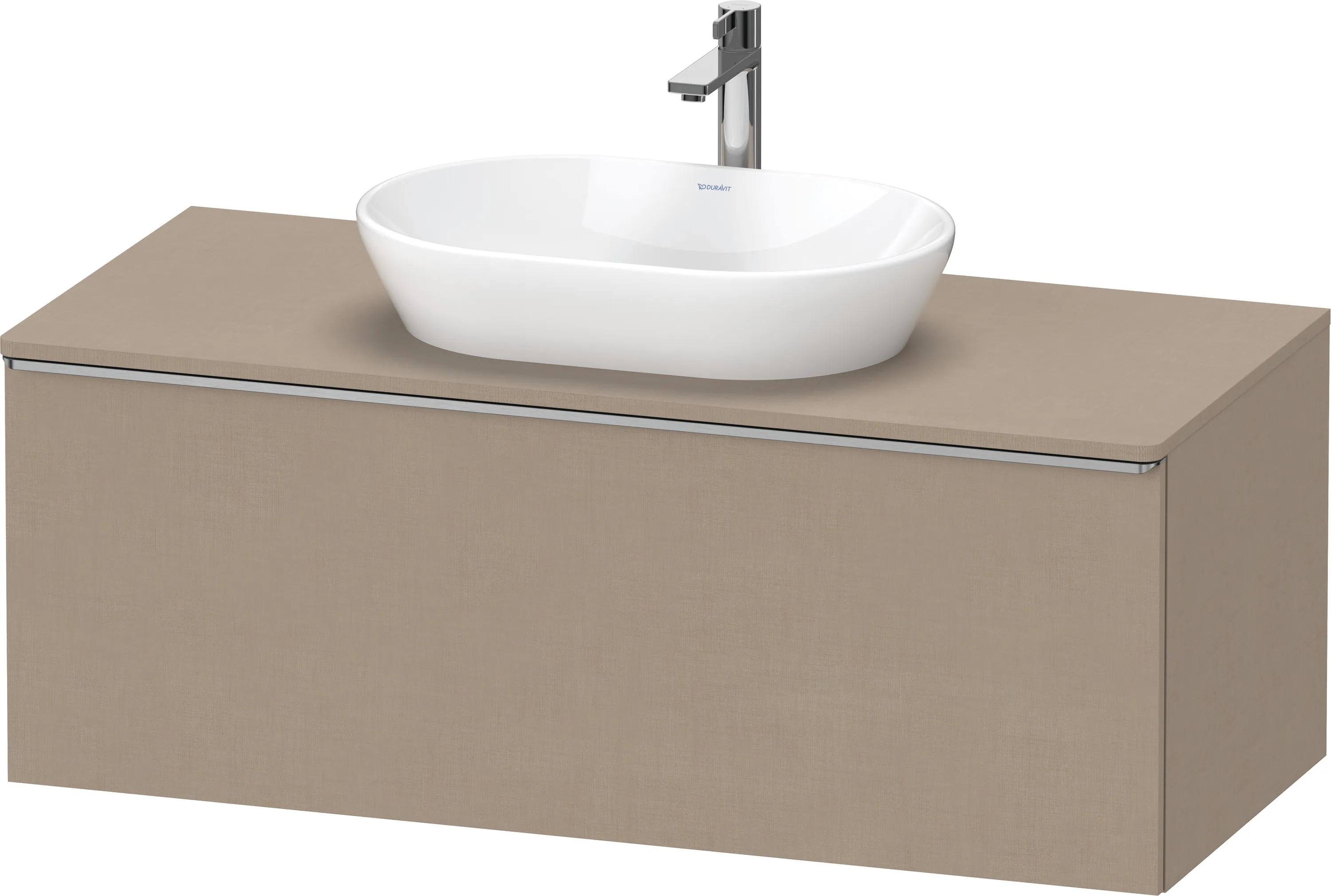 Duravit Waschtischunterschrank wandhängend „D-Neo“ 120 × 45,9 × 55 cm Leinen