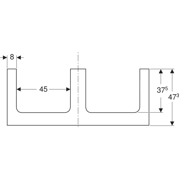 Geberit ONE Waschtischplatte greige matt, 119 x 3,2 x 47,3 cm, Ausschnitt links/rechts für Aufsatzwaschtisch rechteckig Geberit ONE Waschtischplatte greige matt, 119 x 3,2 x 47,3 cm, Ausschnitt links/rechts für Aufsatzwaschtisch rechteckig