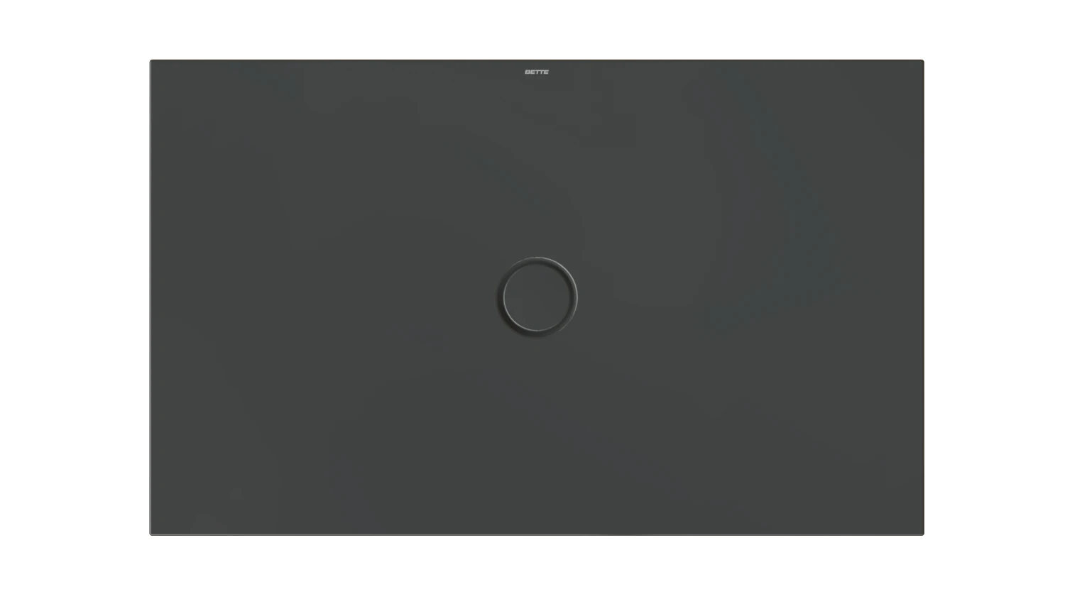 Bette rechteck Duschwanne „BetteFloor“ 1300 × 800 mm ohne Oberflächenbeschichtung, ohne Oberflächenveredelung, ohne Wannenträger, in Schwarz