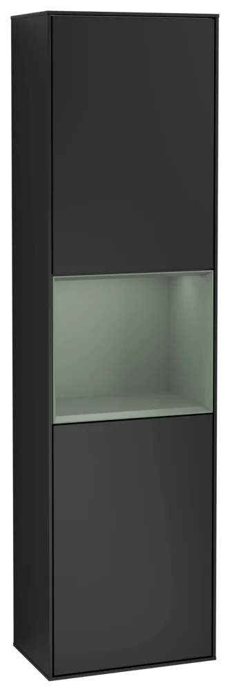 Villeroy & Boch Finion Hochschrank G47 418x1516x270mm Black Matt/Lacquer