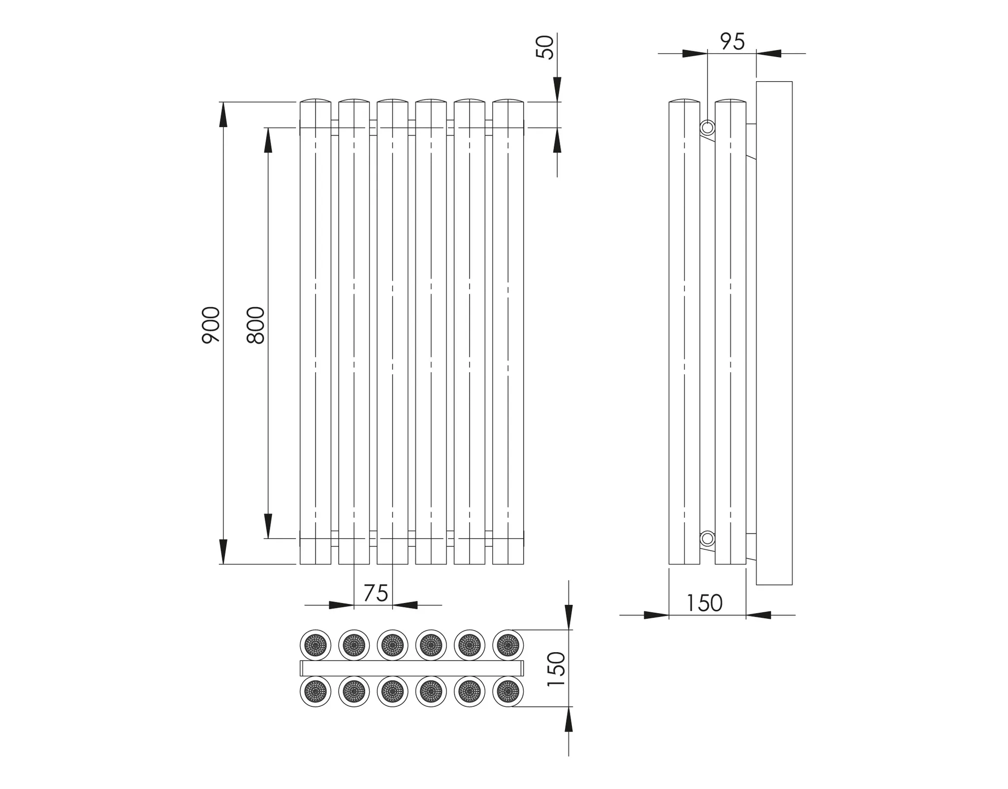 ASW Hygieneheizkörper zweireihig „Climaster“ C2 43,5 × 90 cm ASW Hygieneheizkörper zweireihig „Climaster“ C2 43,5 × 90 cm