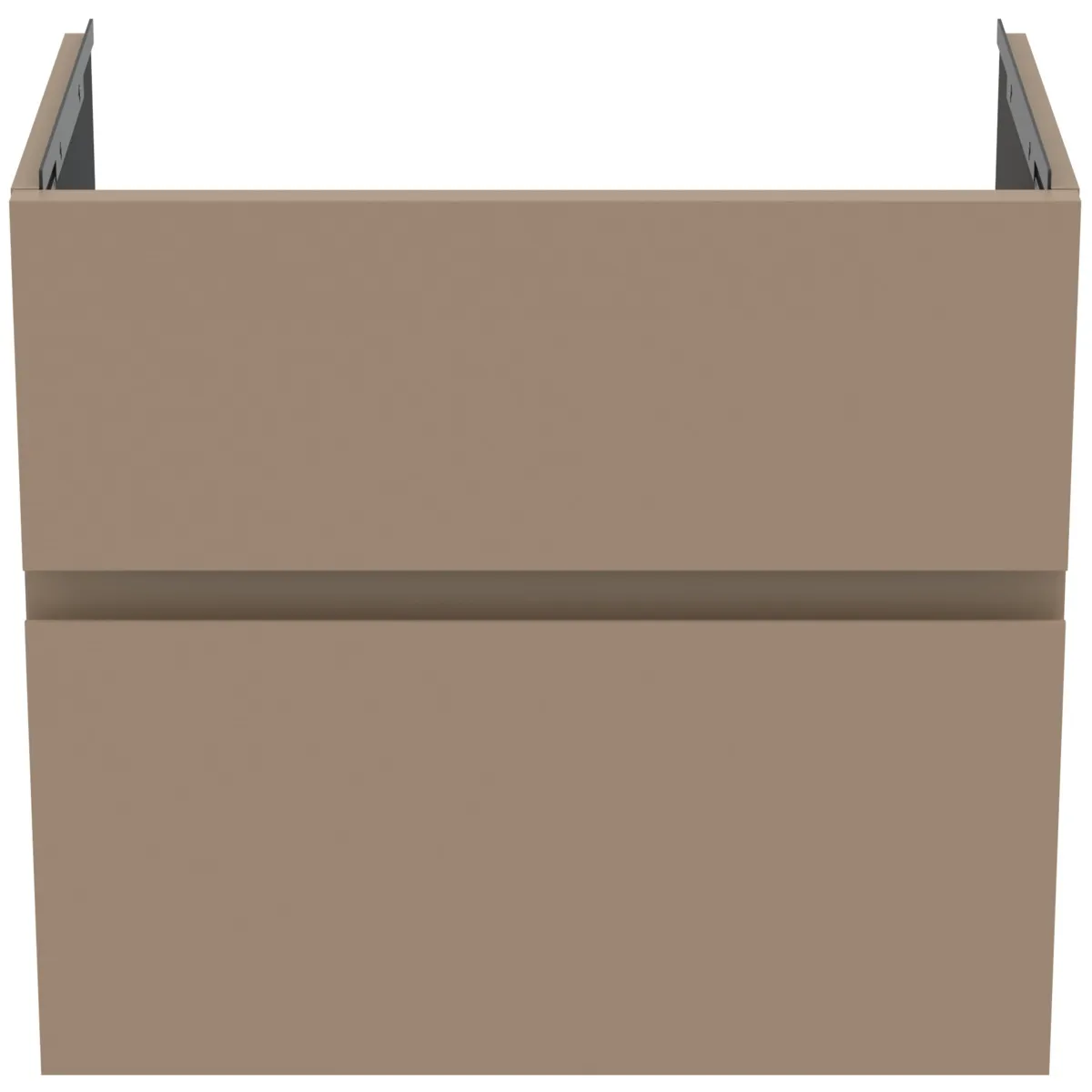 Ideal Standard Möbelwaschtischunterschrank Finesse 600x375x550mm 2 Auszüge Greige matt Ideal Standard Möbelwaschtischunterschrank Finesse 600x375x550mm 2 Auszüge Greige matt