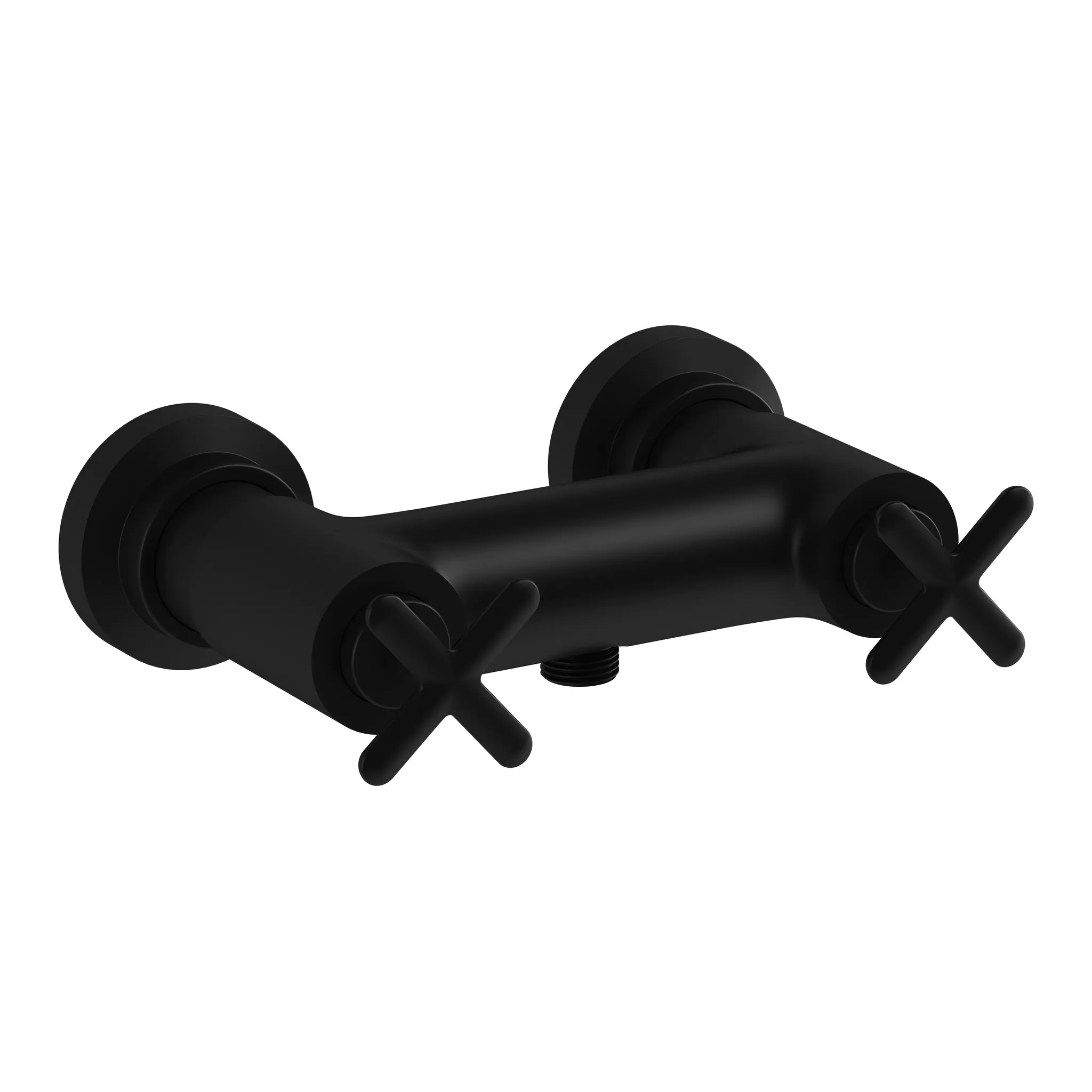 VitrA Origin Classic Zweigriff-Brausearmatur Aufputzmontage Schwarz Matt