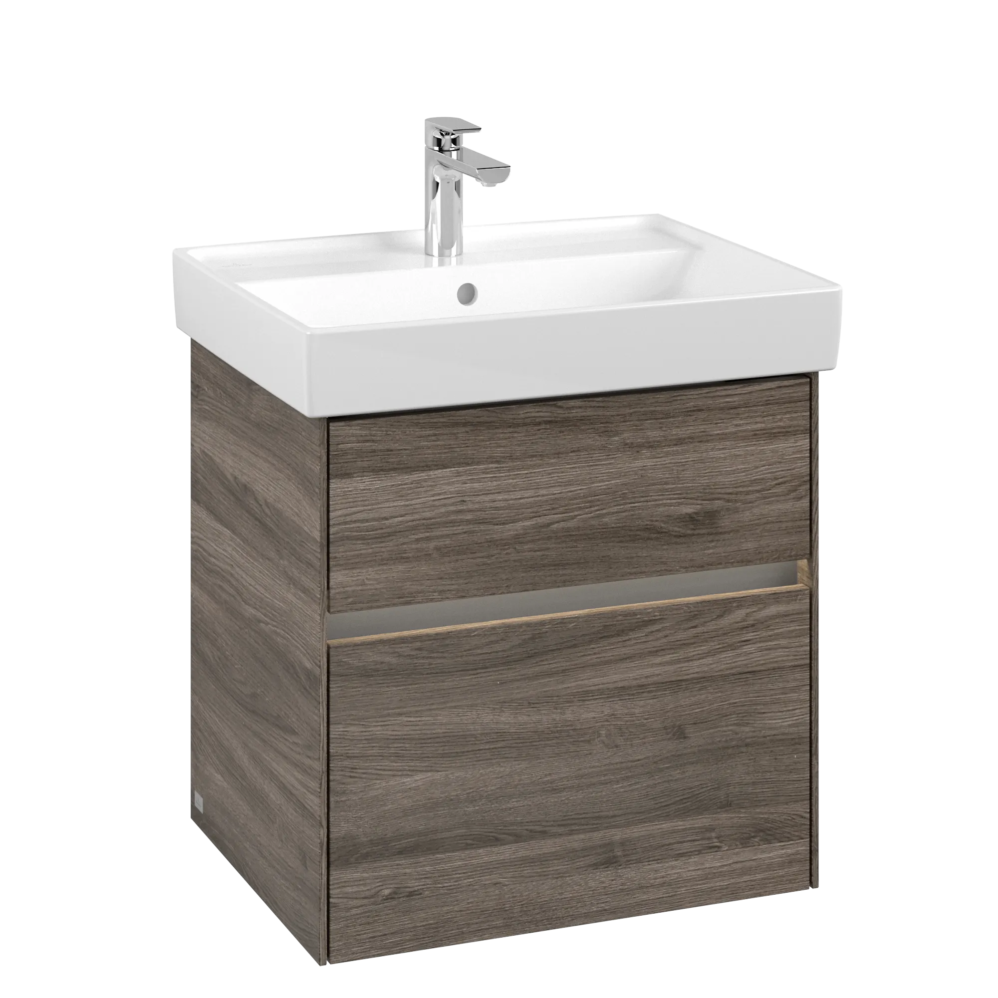 Villeroy & Boch Collaro Waschbeckenunterschrank, 554x546x444 mm, Stone Oak