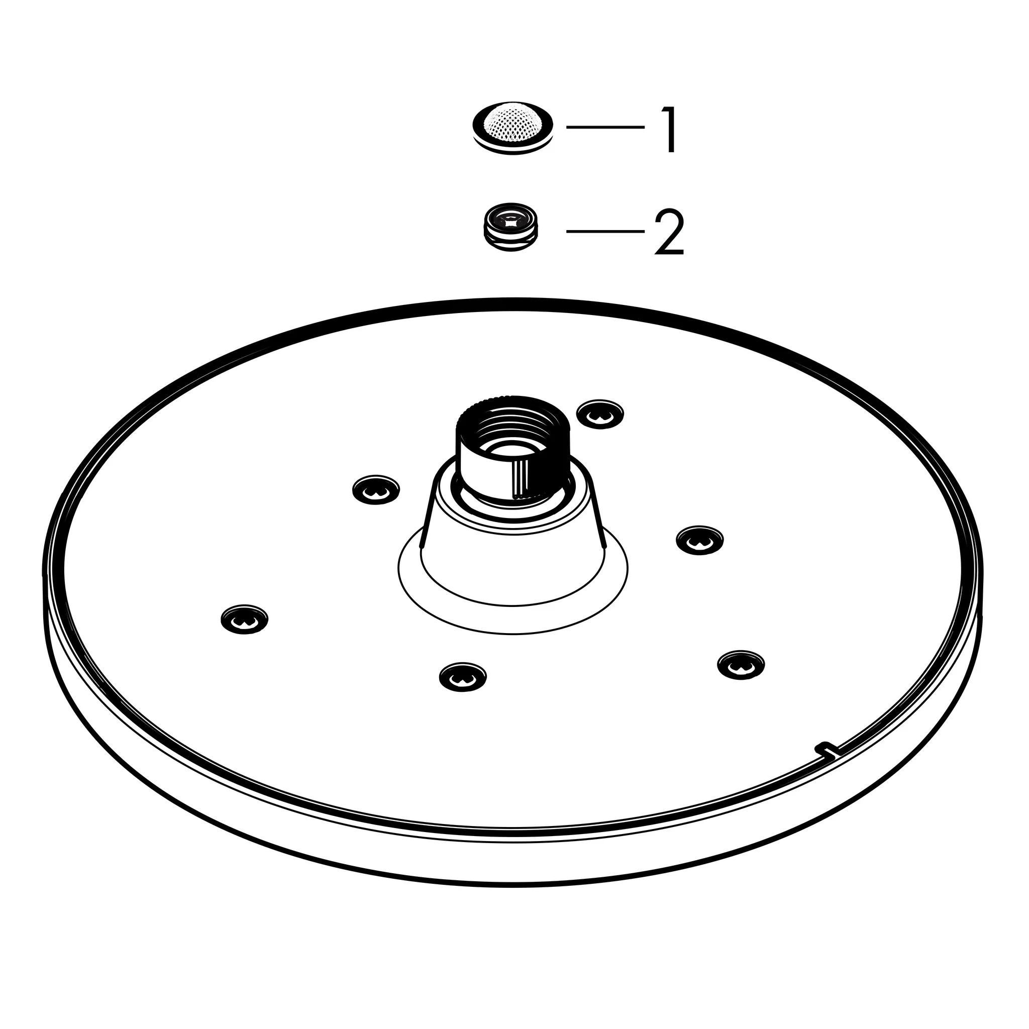 Kopfbrause Vernis Blend 200 1jet EcoSmart chrom Kopfbrause Vernis Blend 200 1jet EcoSmart chrom