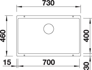 BLANCO SUBLINE 700-U
