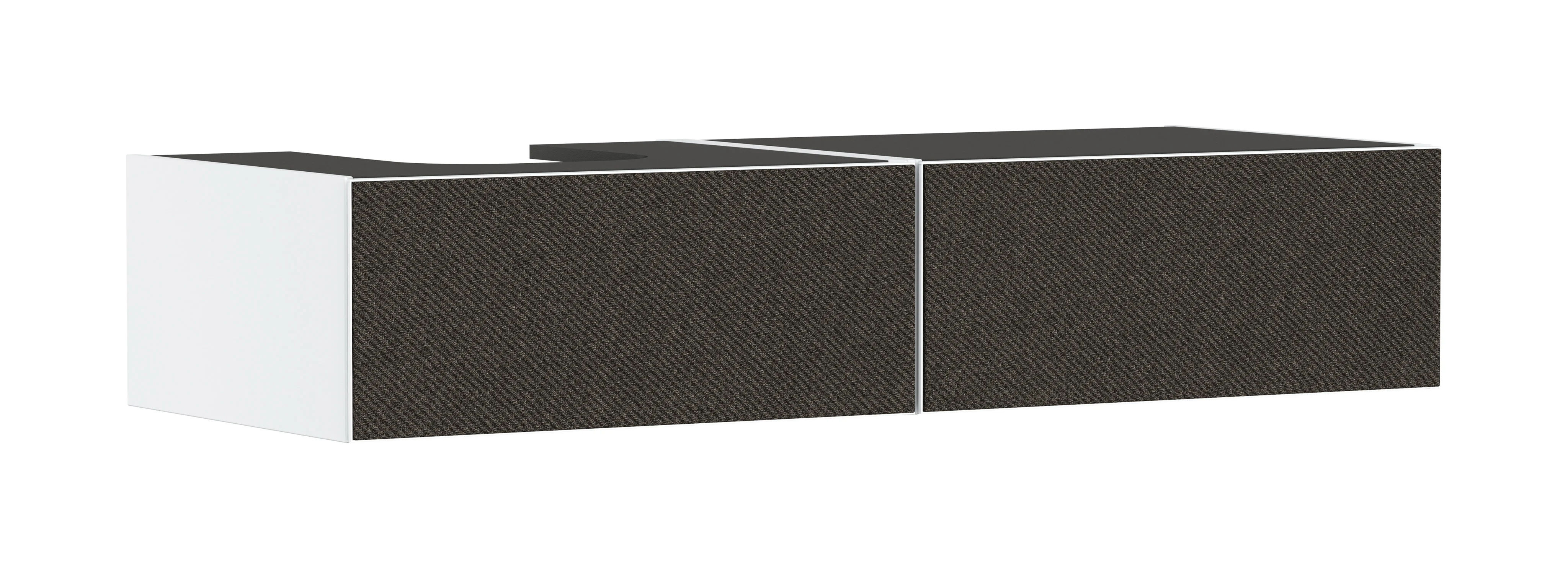 Hansgrohe Xevolos E Waschtischunterschrank Mattweiß 1370x550 mm mit 2 Schubkästen, griff- und geräuschlos, SoftClose, PushOpen, Wandmontage Hansgrohe Xevolos E Waschtischunterschrank Mattweiß 1370x550 mm mit 2 Schubkästen, griff- und geräuschlos, SoftClose, PushOpen, Wandmontage