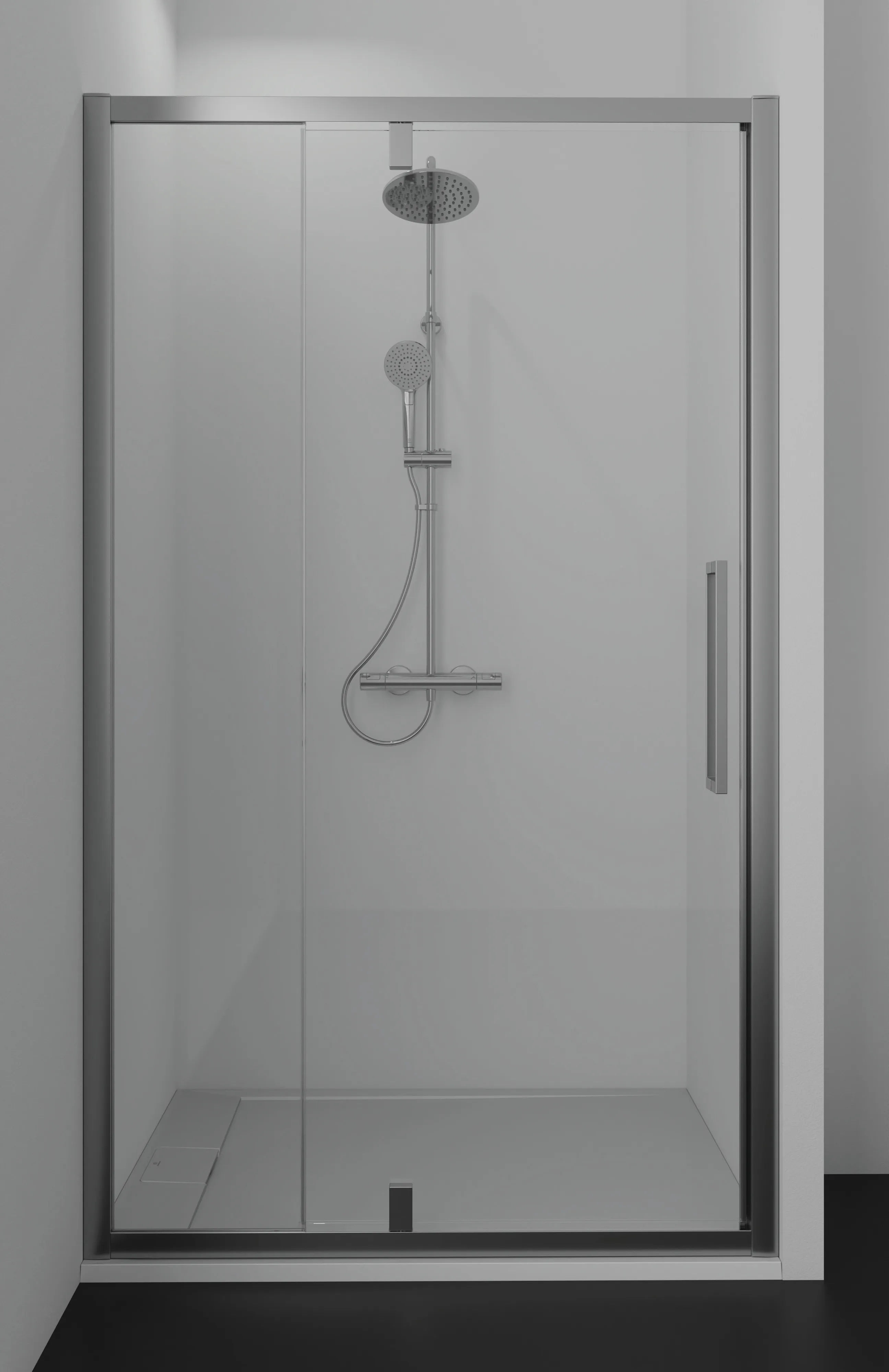 Ideal Standard Duschwanne „UltraFlatSi.life“ 80 × 120 cm in Carraraweiß