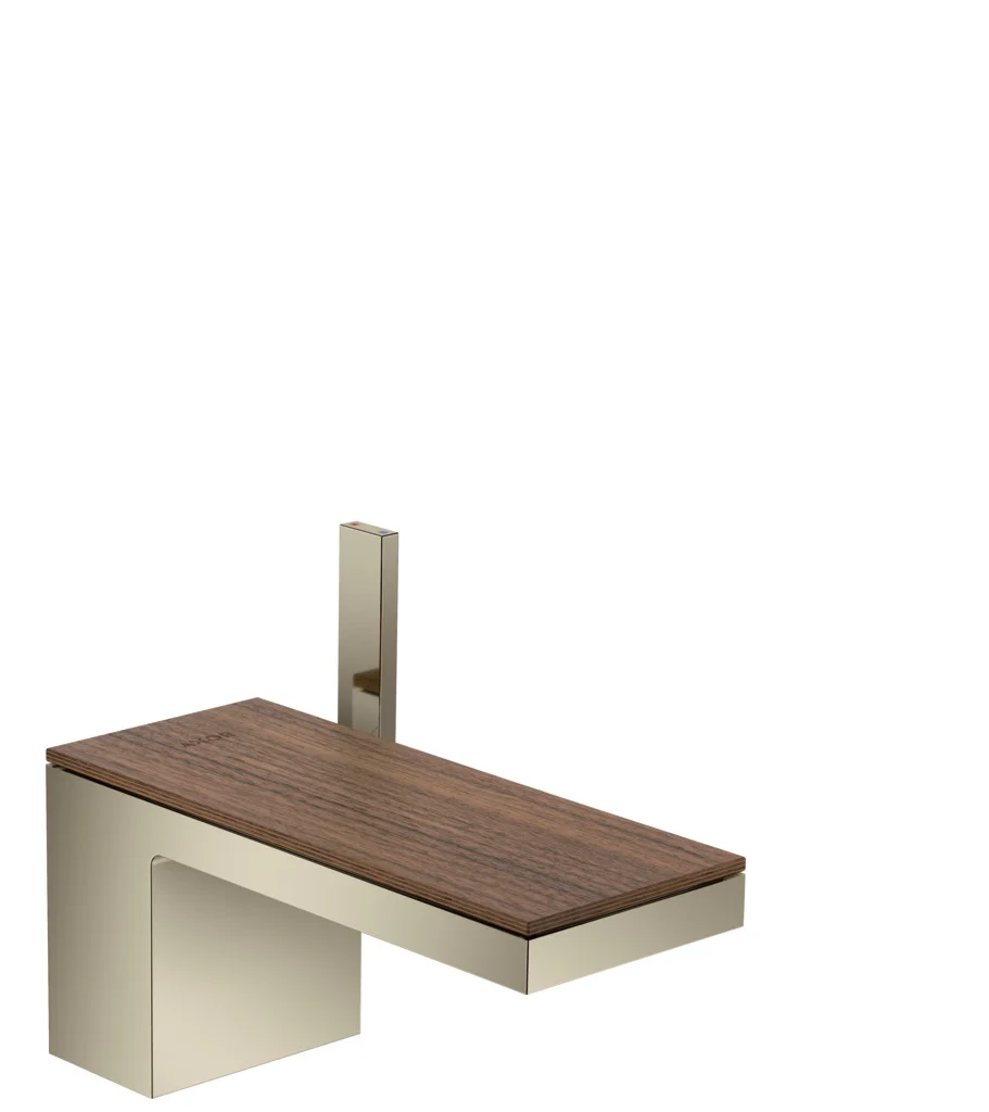 Hansgrohe AXOR MyEdition Platte 200 mm, Amerikanischer Nussbaum, abnehmbar