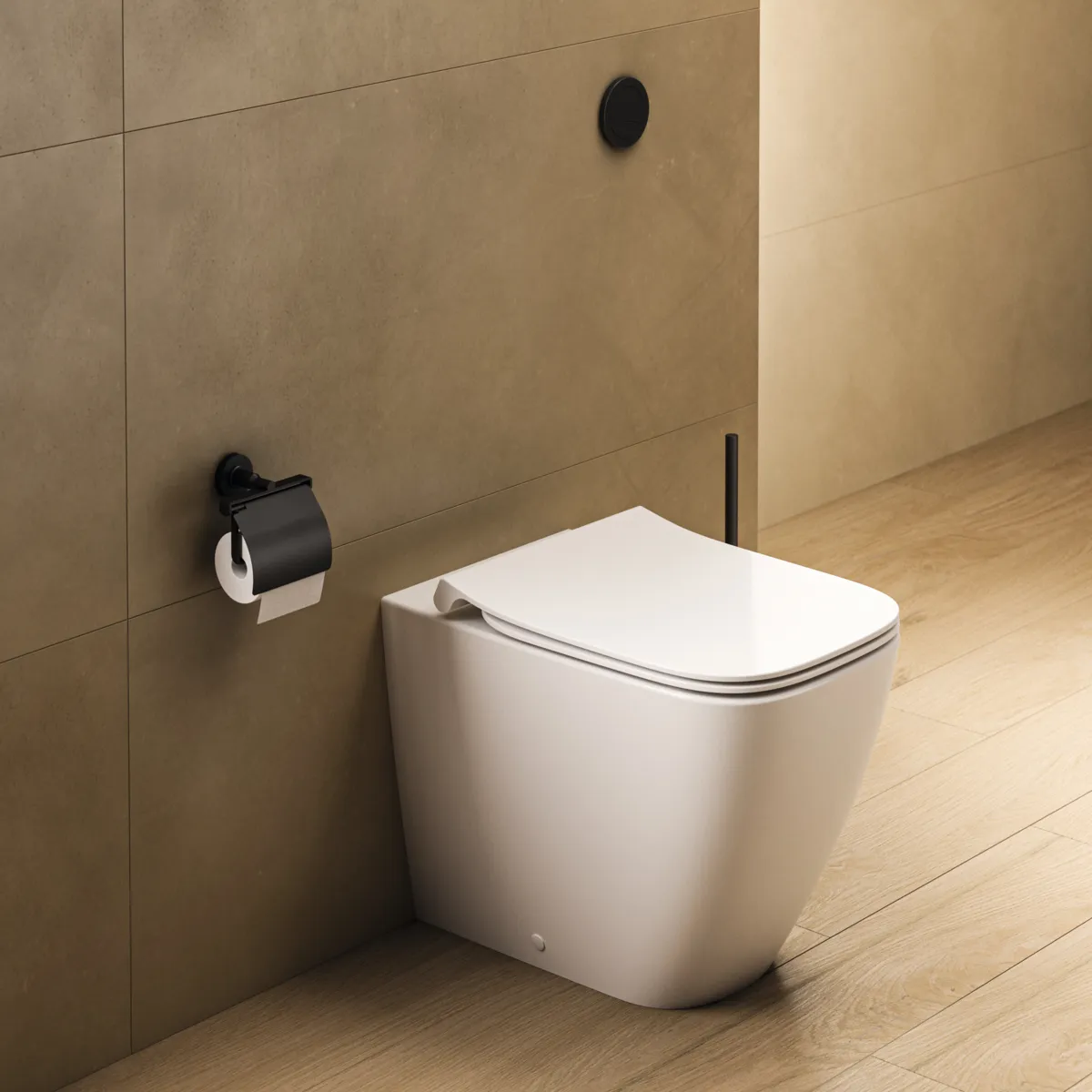 Ideal Standard Toilettenbürstengarnitur „IOM“ 11,5 × 38,4 cm, Befestigung verdeckt Ideal Standard Toilettenbürstengarnitur „IOM“ 11,5 × 38,4 cm, Befestigung verdeckt