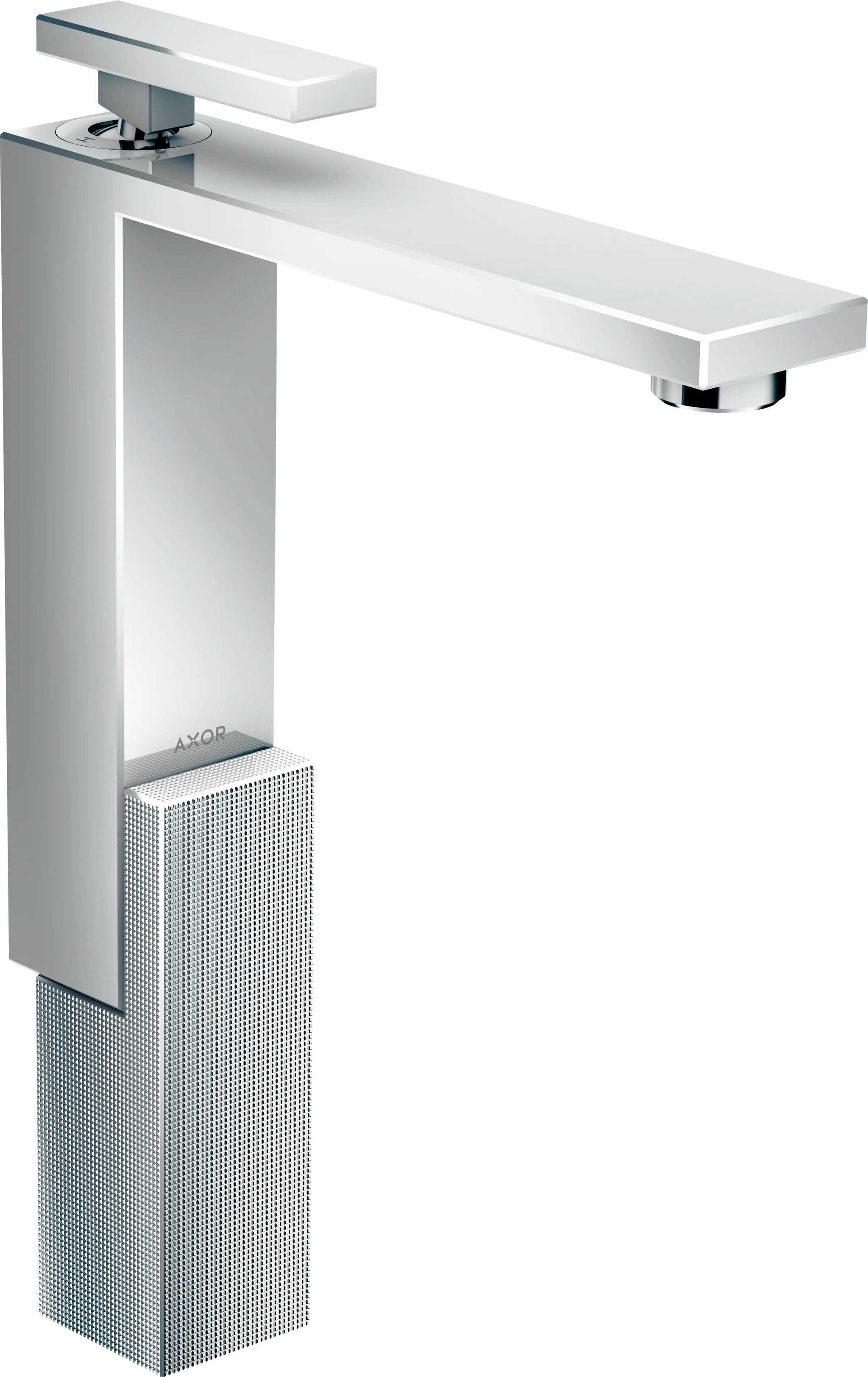 Hansgrohe AXOR Edge Einhebel-Waschtischmischer 280, Diamantschliff chrom, Ausladung 180 mm, Auslaufhöhe 282 mm Hansgrohe AXOR Edge Einhebel-Waschtischmischer 280, Diamantschliff chrom, Ausladung 180 mm, Auslaufhöhe 282 mm