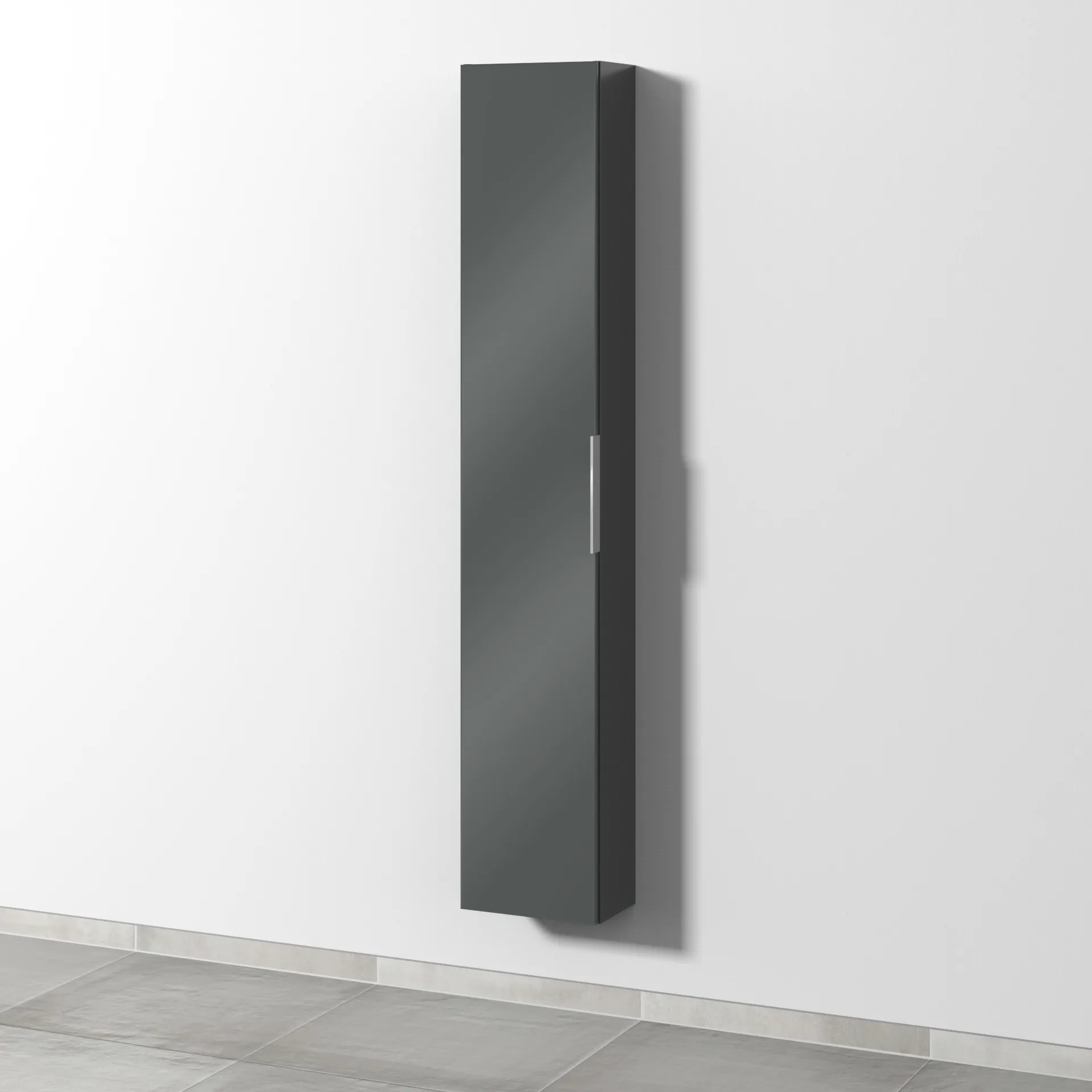 Sanipa Hochschrank „3way“ 300 × 1700 × 199 mm Anschlag links, in Anthrazit (glanz), Anschlag links