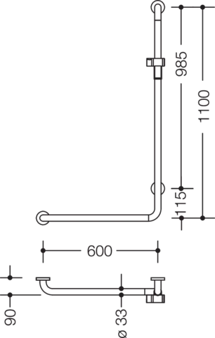 HEWI Haltegriff „Serie 805 Classic“