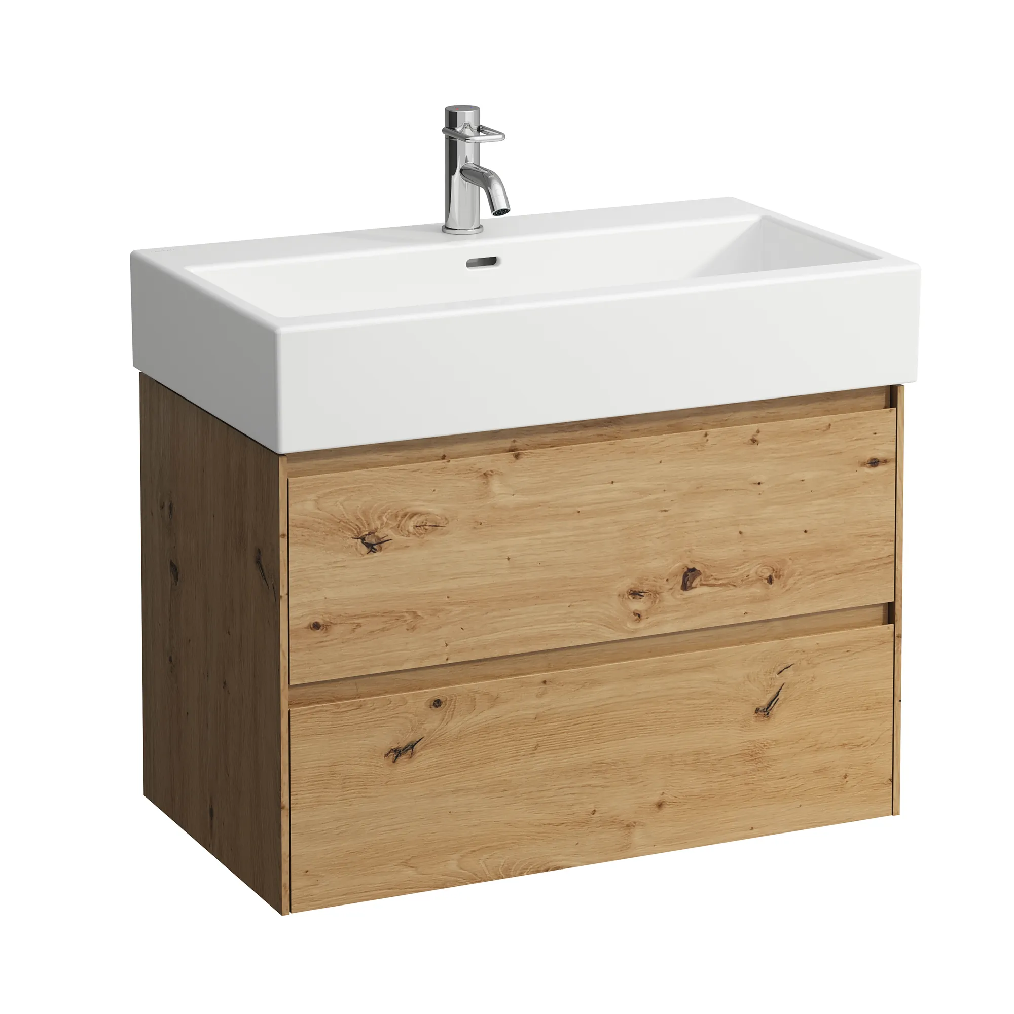 Laufen Waschtischunterbau LANI 442x784x515 mit 2 Schubladen, integrierter Griffleiste, Vollauszug und Soft-Close Laufen Waschtischunterbau LANI 442x784x515 mit 2 Schubladen, integrierter Griffleiste, Vollauszug und Soft-Close