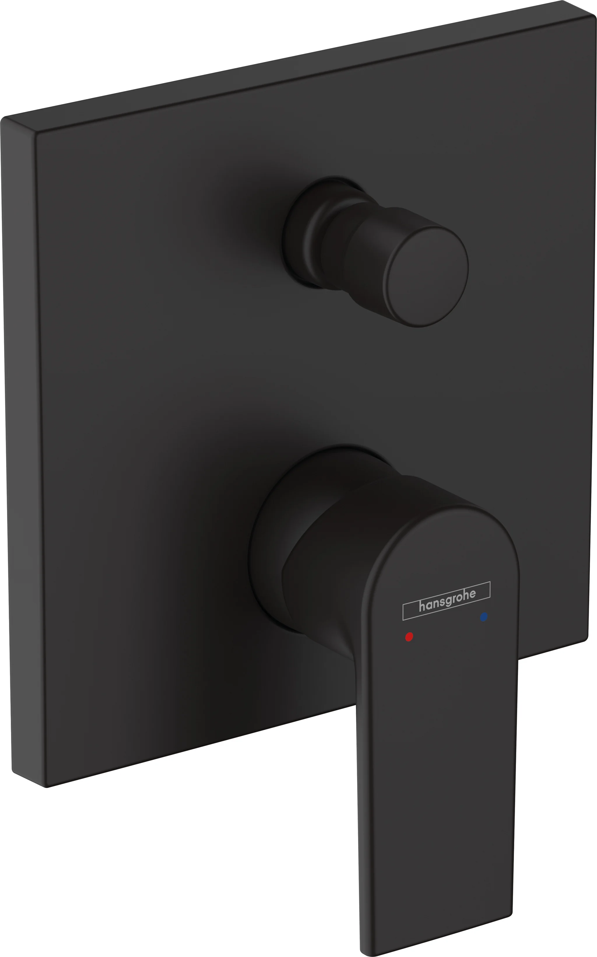 Hansgrohe Vernis Shape Einhebel-Wannenmischer Unterputz, mattschwarz, 2 Verbraucher, max. Durchfluss 25 l/min, Keramikmischsystem, einstellbare Temperaturbegrenzung, für Durchlauferhitzer geeignet Hansgrohe Vernis Shape Einhebel-Wannenmischer Unterputz, mattschwarz, 2 Verbraucher, max. Durchfluss 25 l/min, Keramikmischsystem, einstellbare Temperaturbegrenzung, für Durchlauferhitzer geeignet