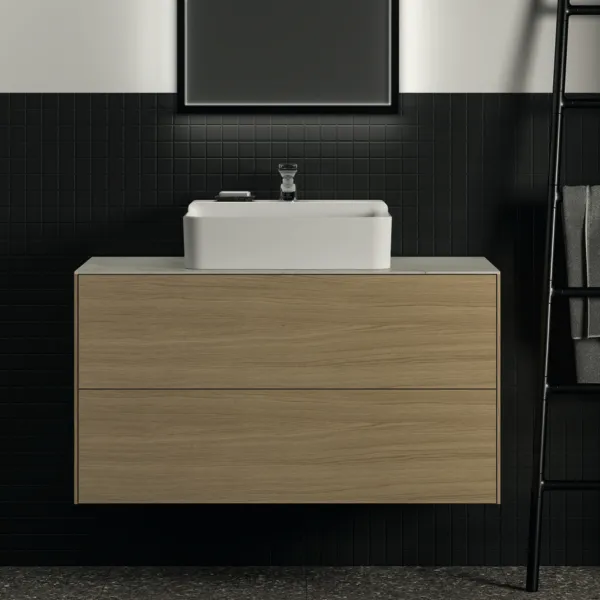 Ideal Standard Waschtischunterschrank „Conca“ 100 × 54 × 50,5 cm Eiche hell Furnier
