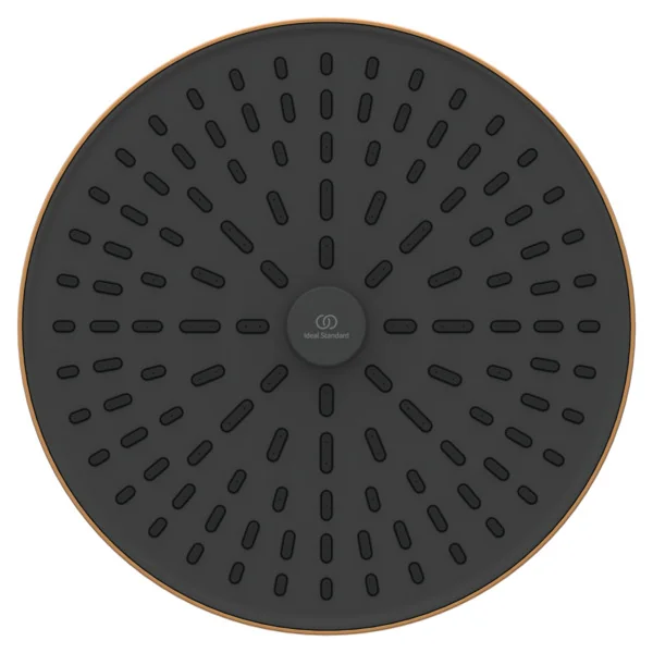 Ideal Standard Idealrain Alu+ 2-Funktions-Kopfbrause in Bronze, Durchmesser 260 mm, mit sanftem Regen- und Regenstrahl Ideal Standard Idealrain Alu+ 2-Funktions-Kopfbrause in Bronze, Durchmesser 260 mm, mit sanftem Regen- und Regenstrahl