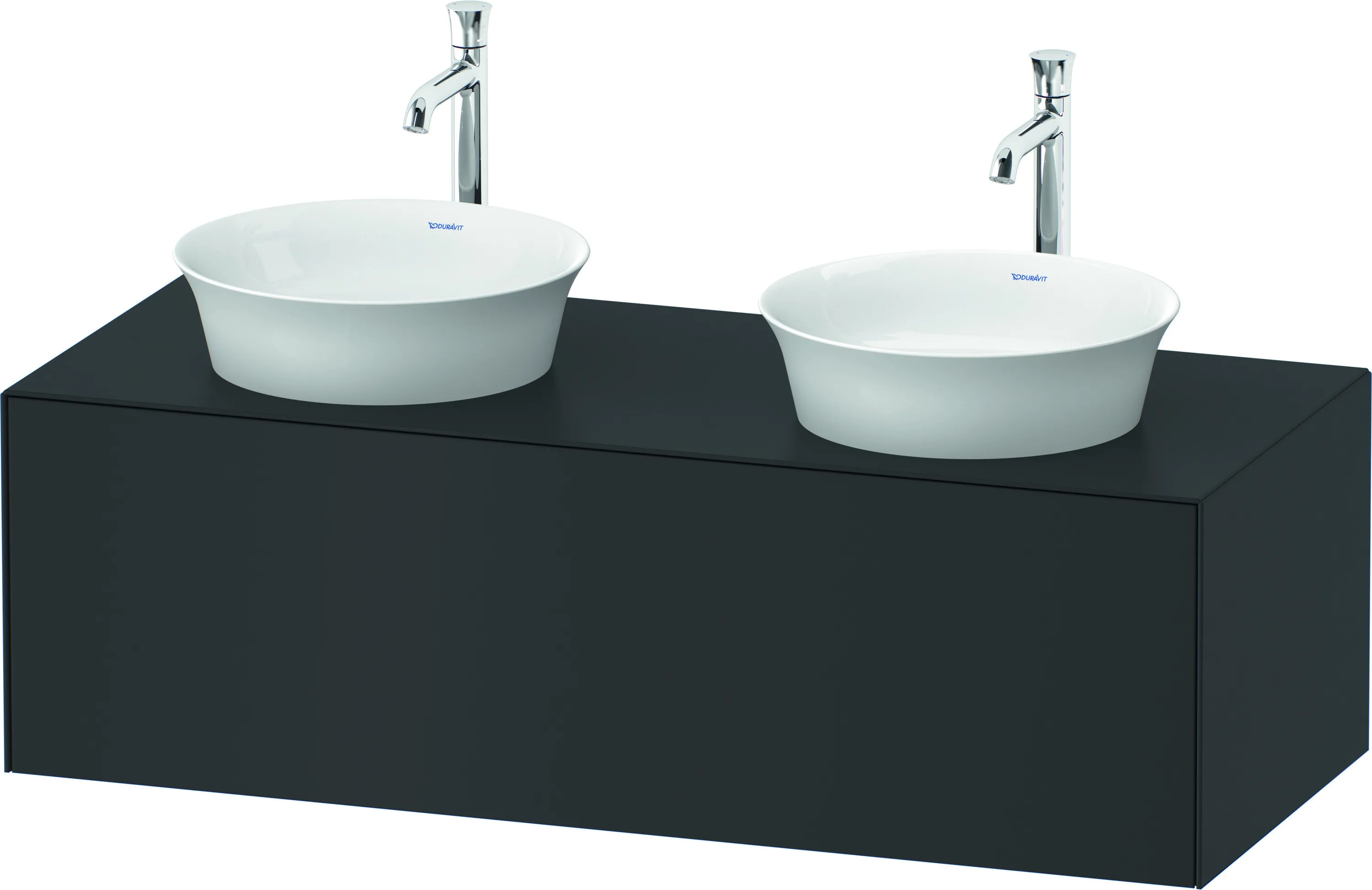 Duravit Waschtischunterschrank wandhängend „White Tulip“ 130 × 40,8 × 55 cm Duravit Waschtischunterschrank wandhängend „White Tulip“ 130 × 40,8 × 55 cm