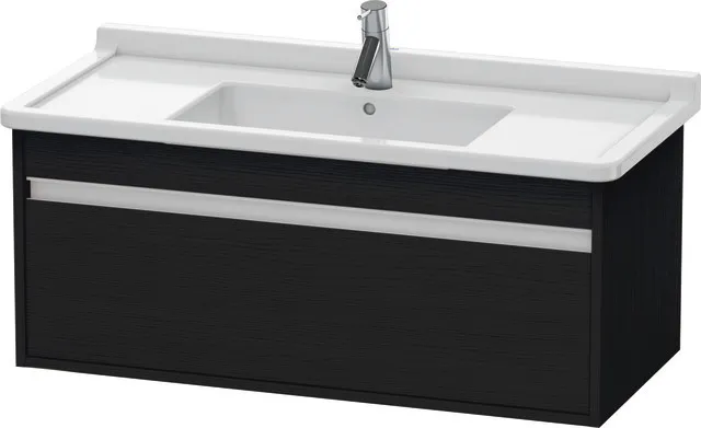 Duravit Waschtischunterschrank wandhängend „Ketho“ 100 × 41 × 45,5 cm Eiche Schwarz Duravit Waschtischunterschrank wandhängend „Ketho“ 100 × 41 × 45,5 cm Eiche Schwarz