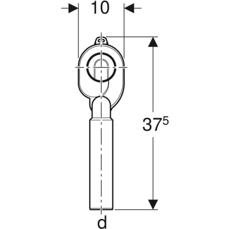 Urinalgeruchsverschluss Abgang vertikal: d=50mm, weiß-alpin Urinalgeruchsverschluss Abgang vertikal: d=50mm, weiß-alpin