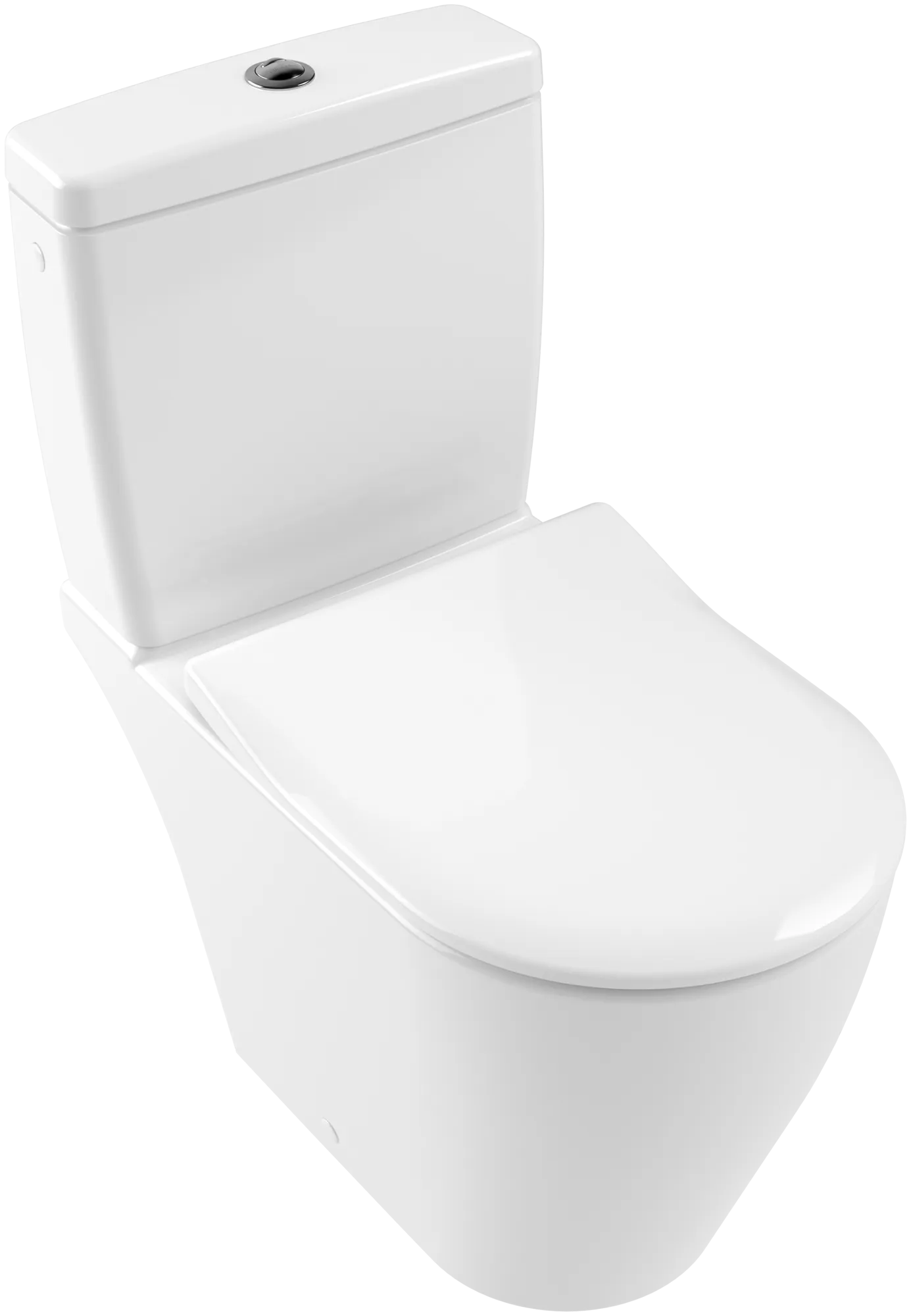 Stand-Tiefspül-WC DirectFlush „Avento“ 37 × 41 × 64 cm in Weiß Alpin, ohne Spülrand