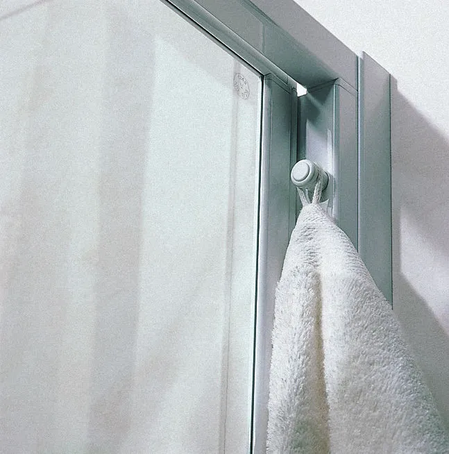 Kermi Duschdesign IBIZA 2000 Falttür, 1750x700 mm, Silber Mattglanz