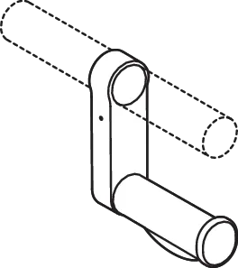 HEWI Aufrüstsatz „Serie 801“ in Reinweiß HEWI Aufrüstsatz „Serie 801“ in Reinweiß