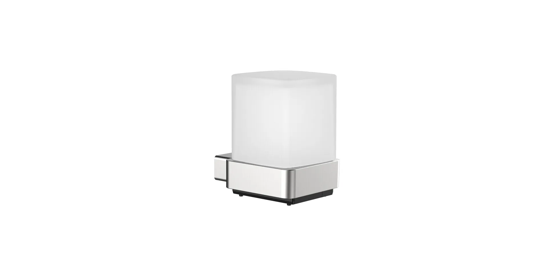 loft SensorseifenspenderGlas satiniert, edelstahloptik