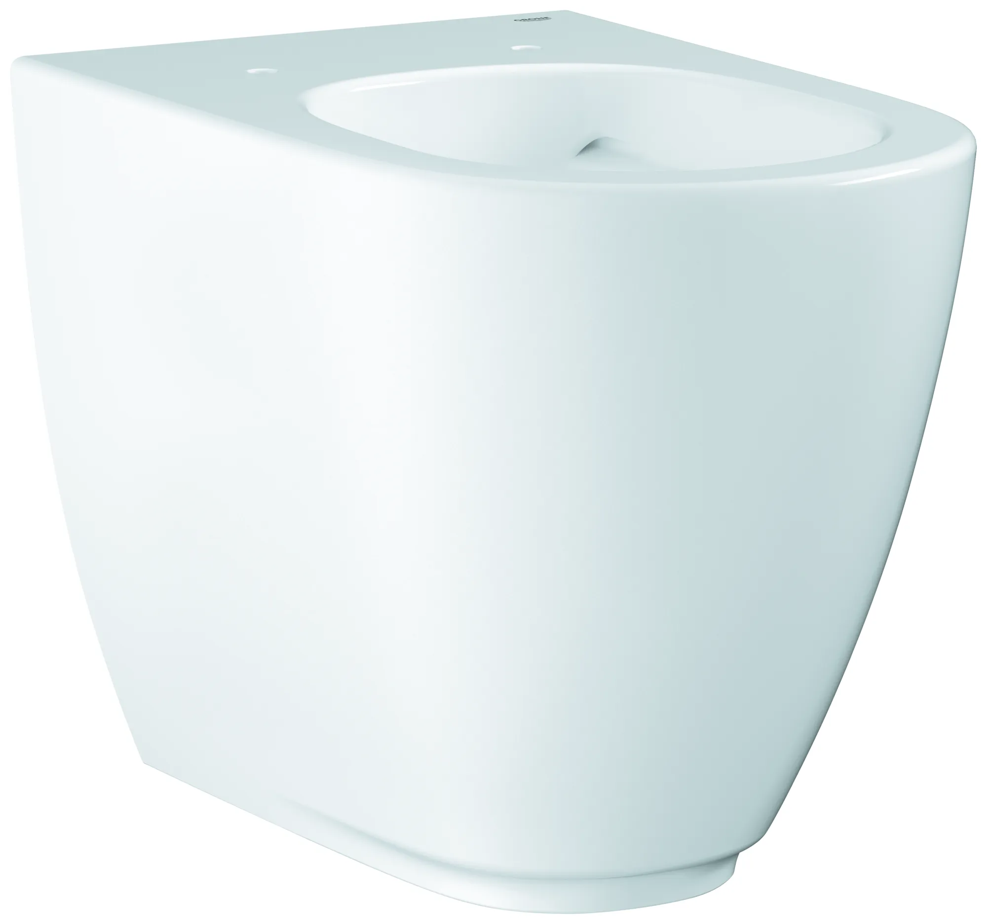 Stand-Tiefspül-WC Essence 39573_H, Abgang universal, back to wall, für Unterputz-Spülkasten, spülrandlos, aus Sanitärkeramik, PureGuard Hygieneoberfläche, alpinweiß Stand-Tiefspül-WC Essence 39573_H, Abgang universal, back to wall, für Unterputz-Spülkasten, spülrandlos, aus Sanitärkeramik, PureGuard Hygieneoberfläche, alpinweiß