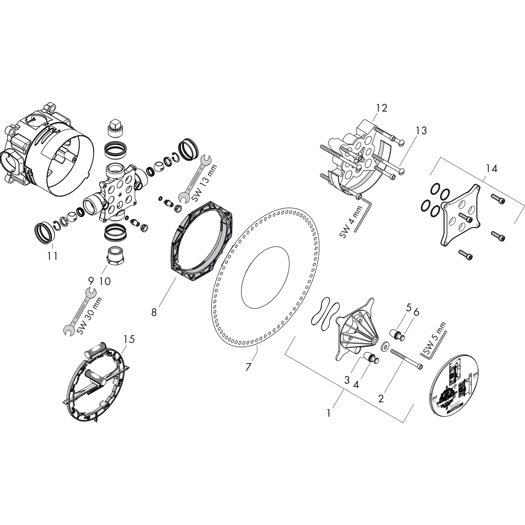 Hansgrohe iBox universal Grundkörper mit Vorabsperrung Hansgrohe iBox universal Grundkörper mit Vorabsperrung