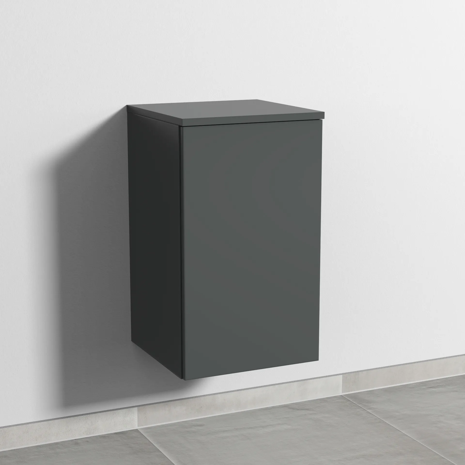 Sanipa Unterschrank „3way“ 350 × 580 × 345 mm Anschlag rechts, in Anthrazit (matt), Anschlag rechts