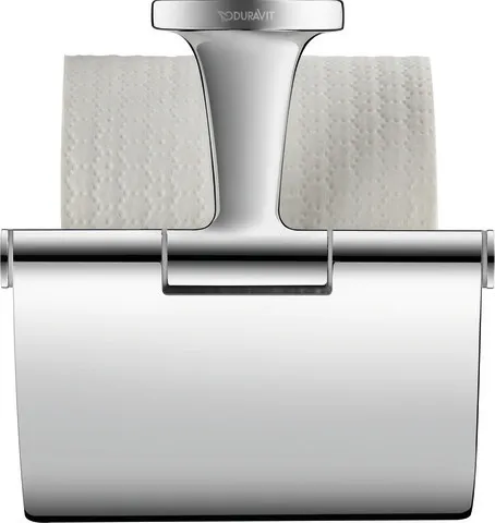 Duravit Toilettenpapierhalter inkl. Deckel „Starck T“ 12,5 × 8,3 × 13,1 cm in Befestigung sichtbar Duravit Toilettenpapierhalter inkl. Deckel „Starck T“ 12,5 × 8,3 × 13,1 cm in Befestigung sichtbar