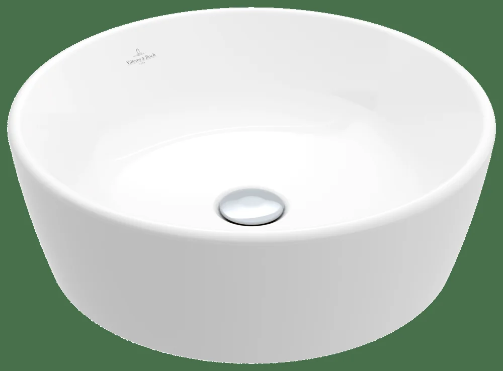 Villeroy & Boch Architectura Aufsatzwaschbecken 5A2546, 450x450mm, Rund, ohne Überlauf, Weiß Alpin Villeroy & Boch Architectura Aufsatzwaschbecken 5A2546, 450x450mm, Rund, ohne Überlauf, Weiß Alpin