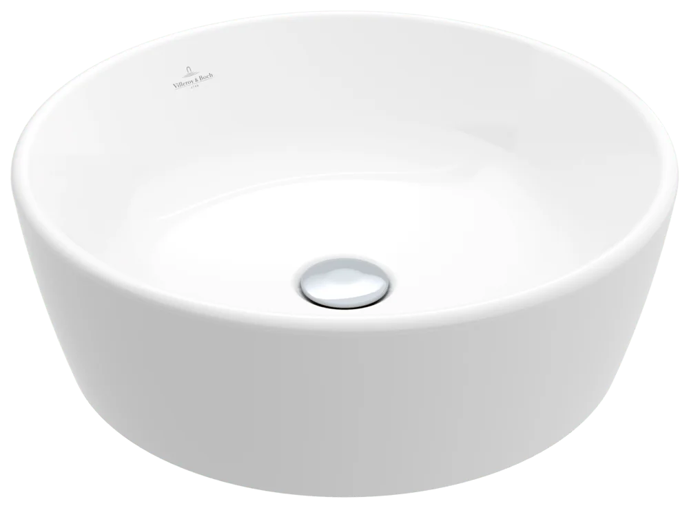 Villeroy & Boch Architectura Aufsatzwaschbecken 5A2545, 450 x 450 mm, Rund, Weiß Alpin CeramicPlus Villeroy & Boch Architectura Aufsatzwaschbecken 5A2545, 450 x 450 mm, Rund, Weiß Alpin CeramicPlus