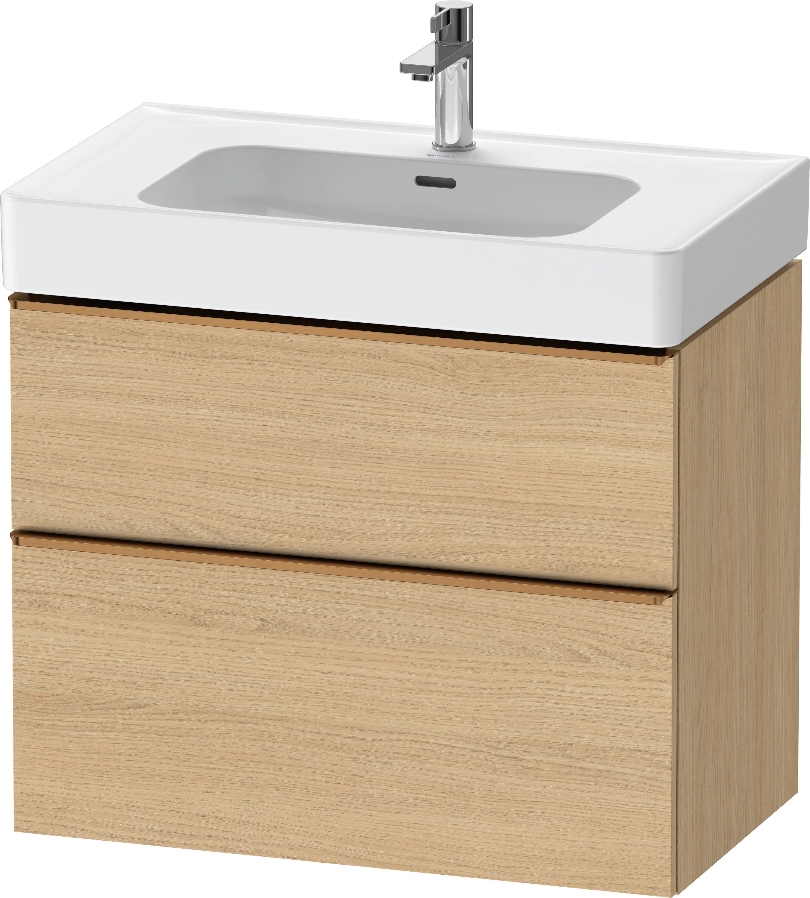 Duravit Waschtischunterschrank wandhängend „D-Neo“ 78,4 × 62,5 × 45,2 cm in Eiche Natur Duravit Waschtischunterschrank wandhängend „D-Neo“ 78,4 × 62,5 × 45,2 cm in Eiche Natur