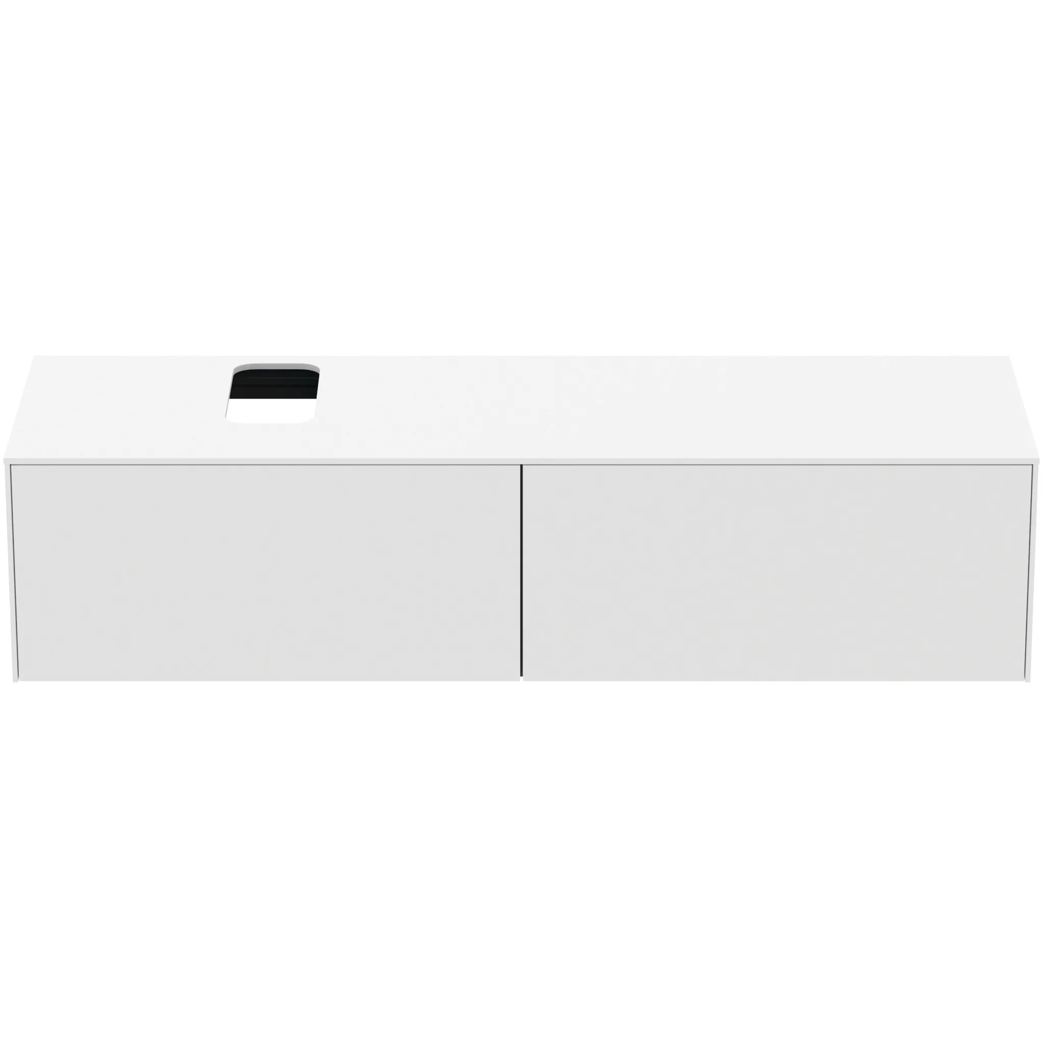 Ideal Standard Waschtischunterschrank „Conca“ 158,7 × 37 × 50,5 cm Weiß matt lackiert