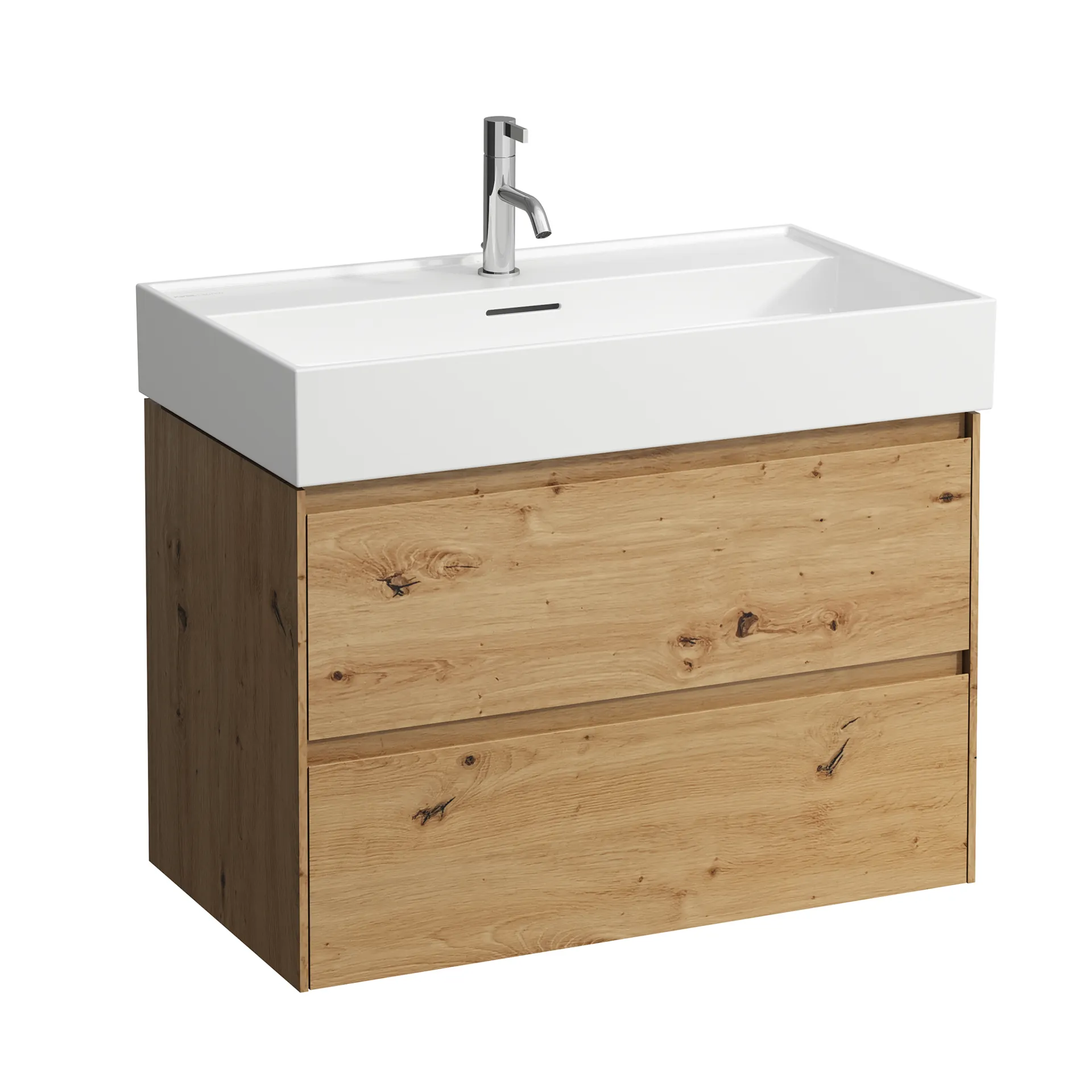 Waschtischunterbau LANI 442x784x515 mit 2 Schubladen integrierter Griffleiste Vollauszug und Soft-Close für Waschtisch LUA H810087 weiß matt Waschtischunterbau LANI 442x784x515 mit 2 Schubladen integrierter Griffleiste Vollauszug und Soft-Close für Waschtisch LUA H810087 weiß matt