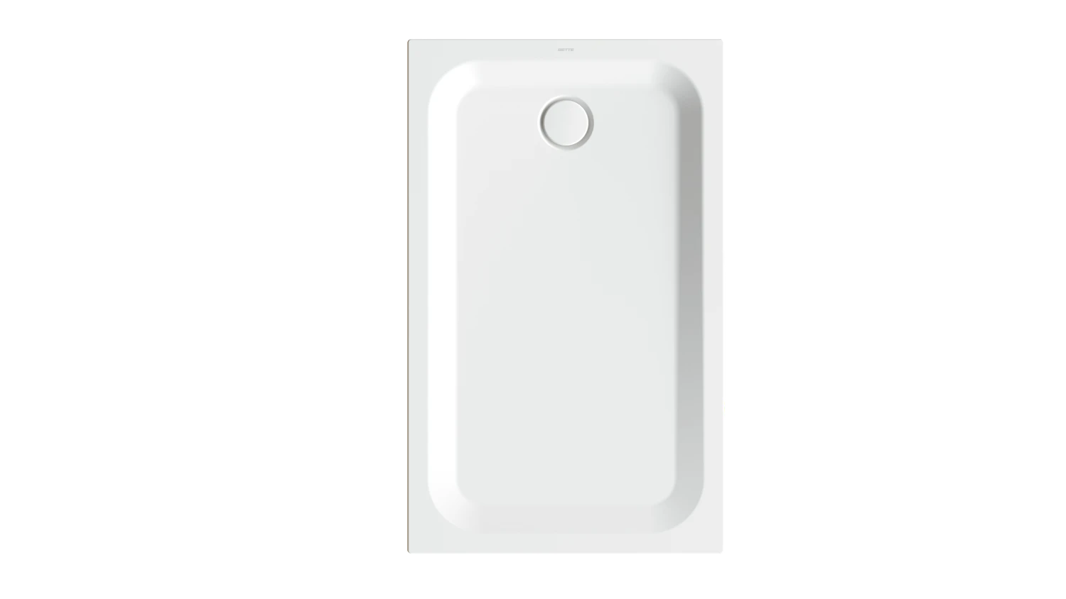 Bette rechteck Duschwanne „BetteUltra“ 1300 × 800 mm mit BetteAntirutsch Pro, ohne Oberflächenveredelung, ohne Wannenträger, in Edelweiß