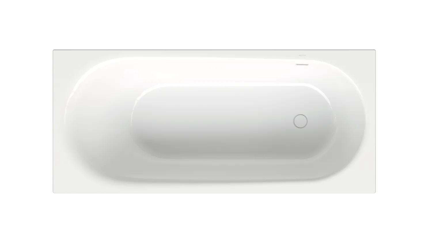 BetteComodo Badewanne Rechteck mit seitlichem Überlauf, weiß, glasierter Titan-Stahl, 1800 x 800 mm, Randhöhe 20 mm, Nutzinhalt 182 l BetteComodo Badewanne Rechteck mit seitlichem Überlauf, weiß, glasierter Titan-Stahl, 1800 x 800 mm, Randhöhe 20 mm, Nutzinhalt 182 l