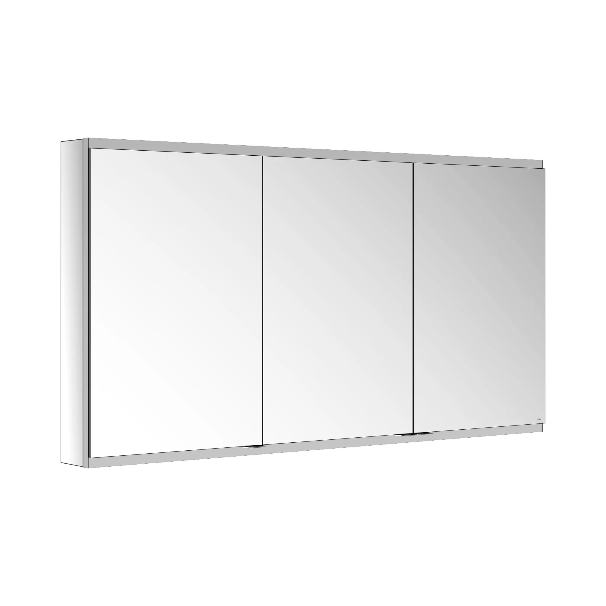 KEUCO Royal Modular 2.0 Spiegelschrank unbeleuchtet Wandvorbau, 2 Steckdosen, 1400x700x120mm silber-eloxiert