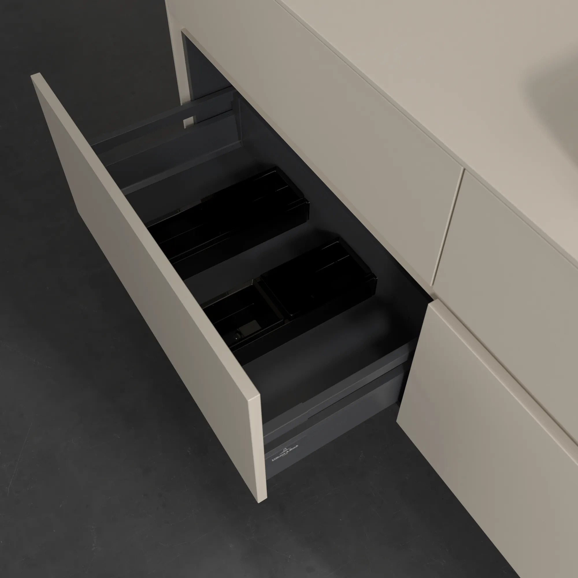 Villeroy & Boch Collaro Waschbeckenunterschrank C11800, 1400 x 548 x 500 mm, Cashmere Grey Villeroy & Boch Collaro Waschbeckenunterschrank C11800, 1400 x 548 x 500 mm, Cashmere Grey