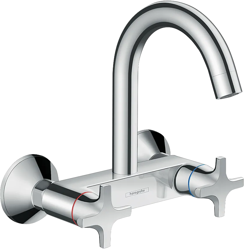 Zweigr.Spültischarmatur Logis M32 Wandmodell Highspout 1jet chrom Zweigr.Spültischarmatur Logis M32 Wandmodell Highspout 1jet chrom