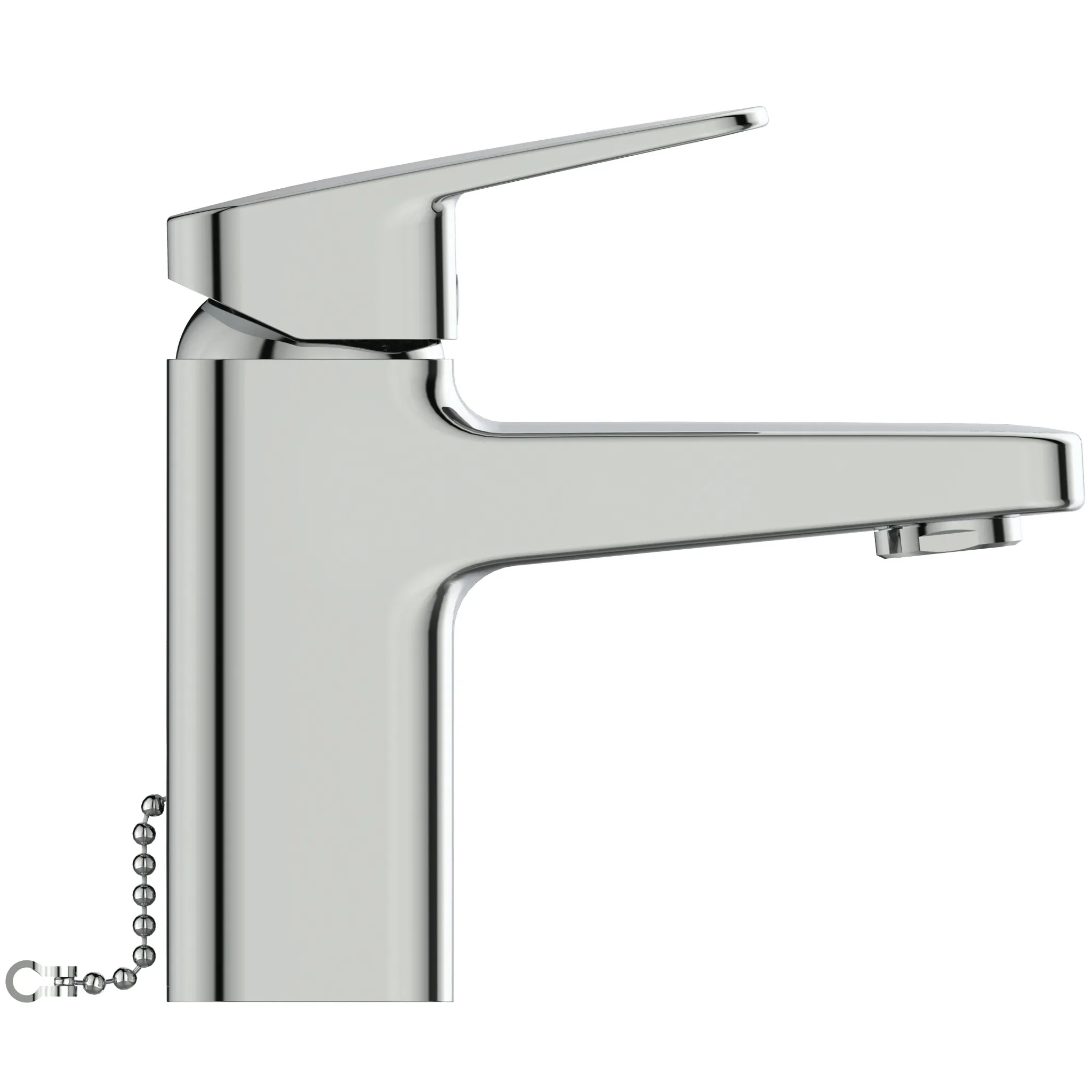 Waschtischarmatur Ceraplan H75 mit Kette ohne Ablaufgarnitur Ausladung 104mm Chrom Waschtischarmatur Ceraplan H75 mit Kette ohne Ablaufgarnitur Ausladung 104mm Chrom