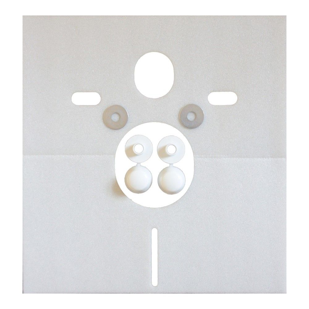 Set Tiefspül-WC Wand-WC inklusive WC-Sitz Softclose und Schallschutzset Ausladung 540 mm Set Tiefspül-WC Wand-WC inklusive WC-Sitz Softclose und Schallschutzset Ausladung 540 mm