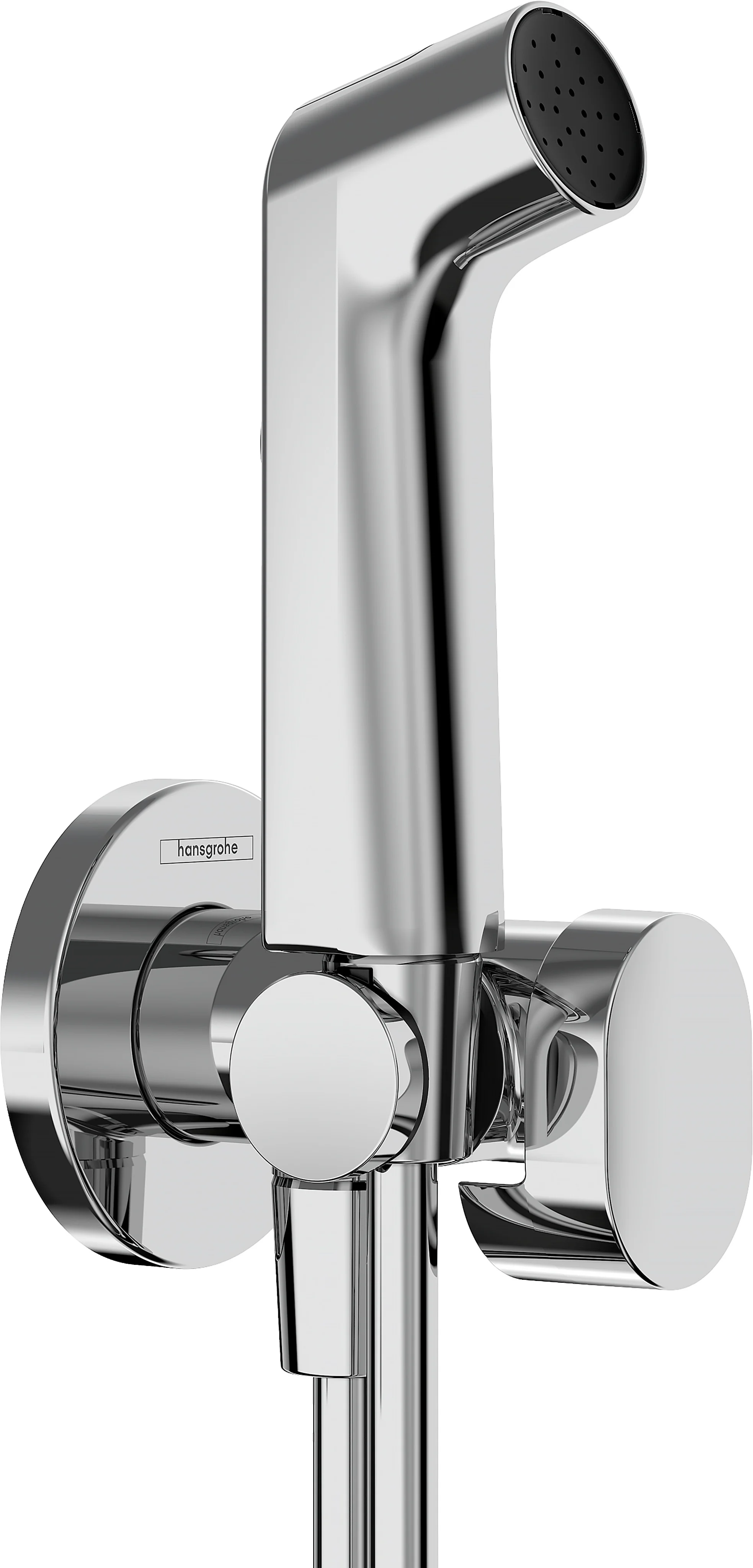Hansgrohe Bidette Handbrause S EcoSmart für Kaltwasser, Chrom, Brauseschlauch 1250 mm, Anschluss G 1/2 Hansgrohe Bidette Handbrause S EcoSmart für Kaltwasser, Chrom, Brauseschlauch 1250 mm, Anschluss G 1/2