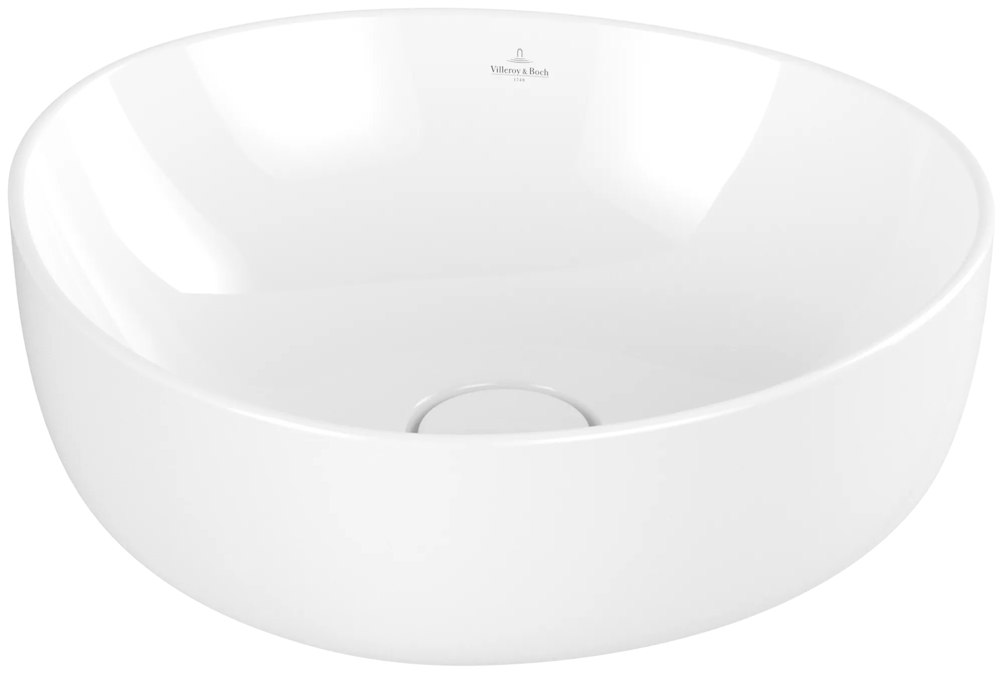 Villeroy & Boch Aufsatzwaschtisch „Antao“ 400 × 395 × 150 mm, ohne Hahnlochbohrung in Weiß Alpin Villeroy & Boch Aufsatzwaschtisch „Antao“ 400 × 395 × 150 mm, ohne Hahnlochbohrung in Weiß Alpin
