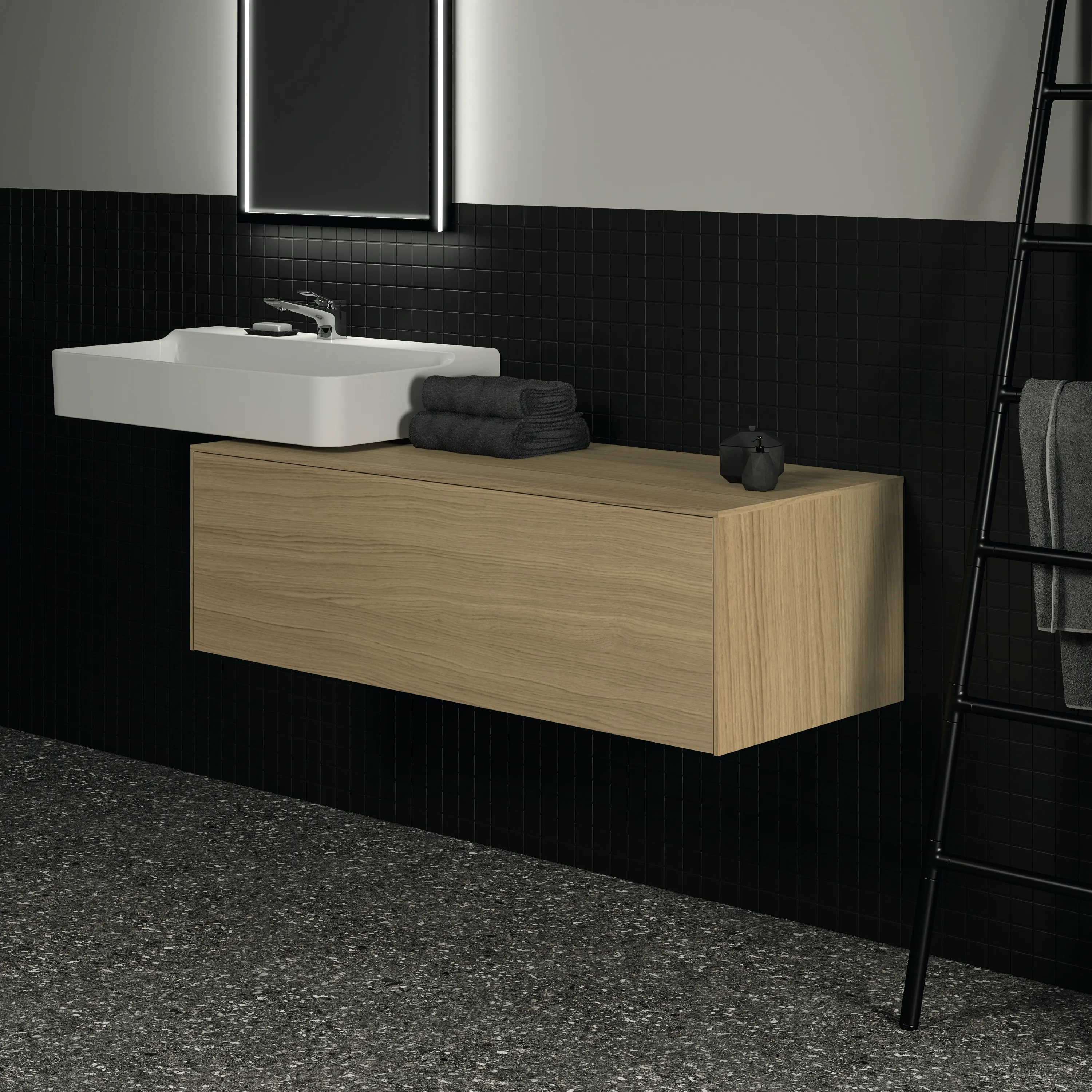 Ideal Standard Waschtischunterschrank Conca, Eiche hell